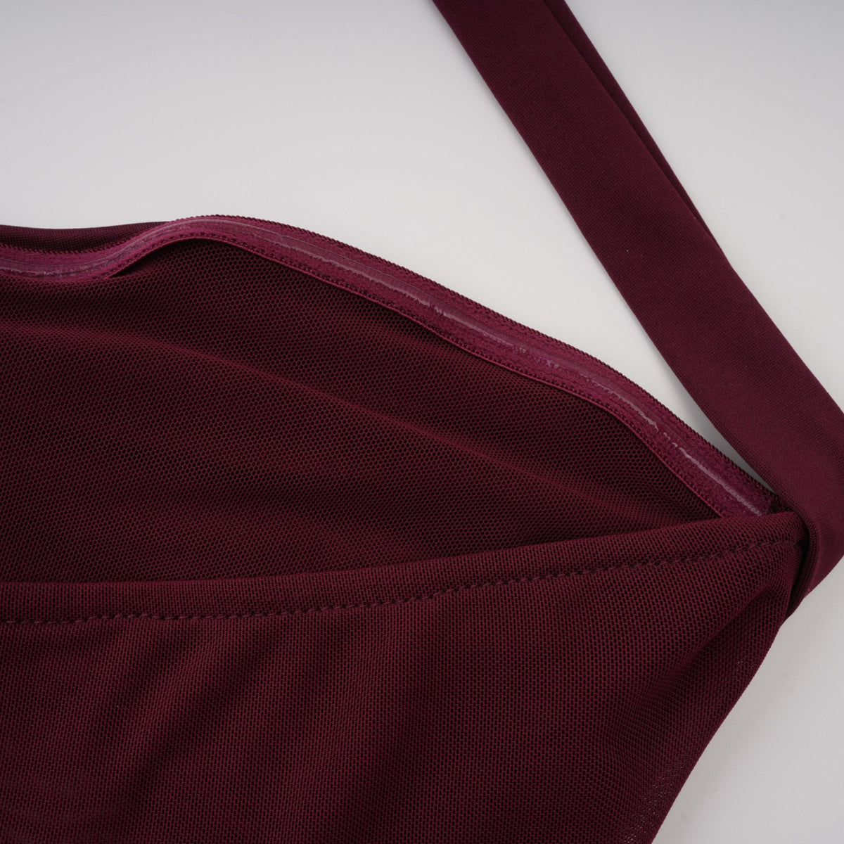 Amandine Burgundy Halterneck Gathered Maxi Dress (Final Sale)