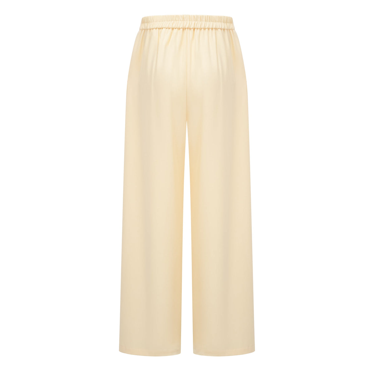 raisa yellow draped cape top & trousers set