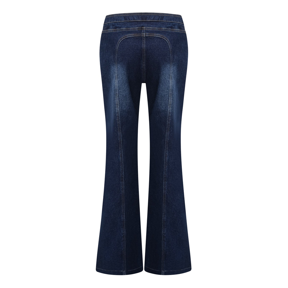 kiona indigo blue denim lace-up co-ord set