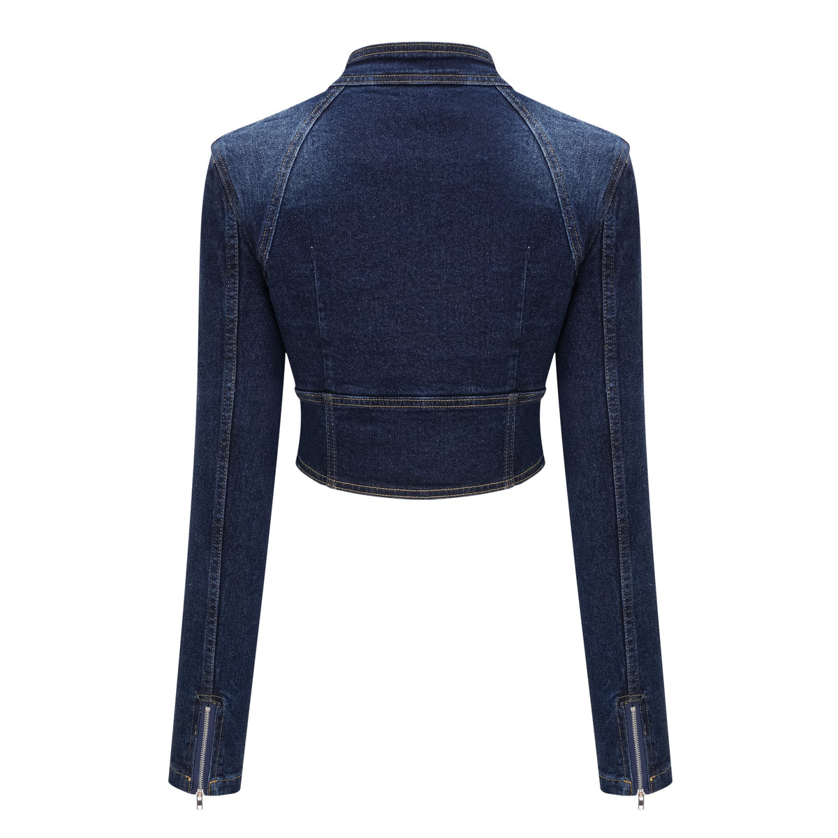 kiona indigo blue denim lace-up co-ord set