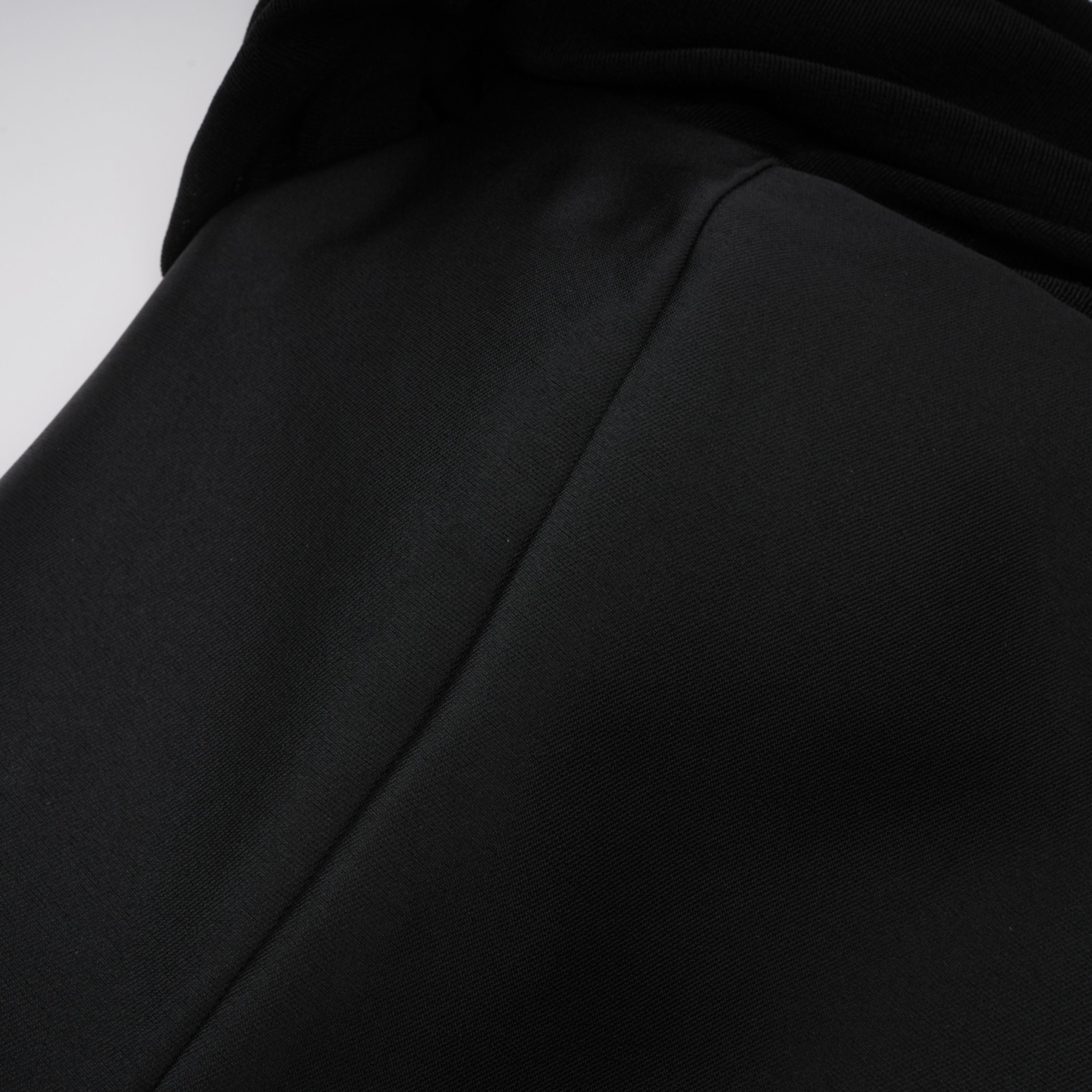 Ainara Black Off Shoulder Polished Midi Dress (Final Sale-US Only)