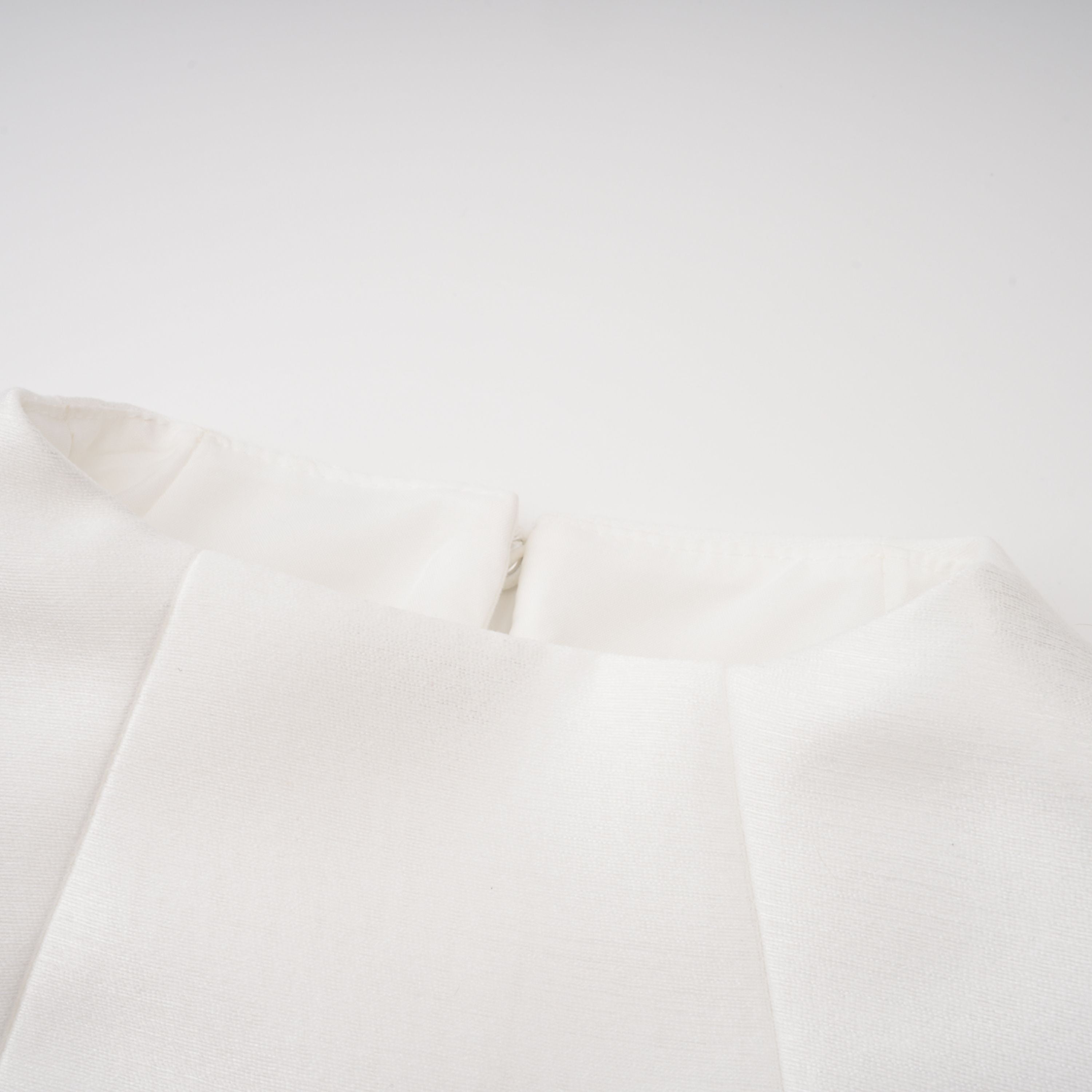 Dulcie White Floral Jacquard Shawl & Dress Set