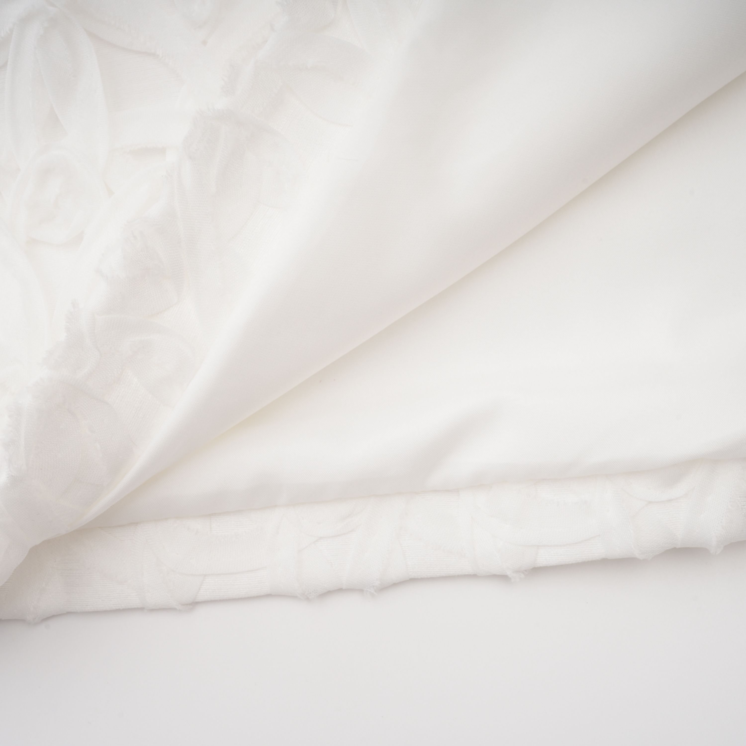 Dulcie White Floral Jacquard Shawl & Dress Set