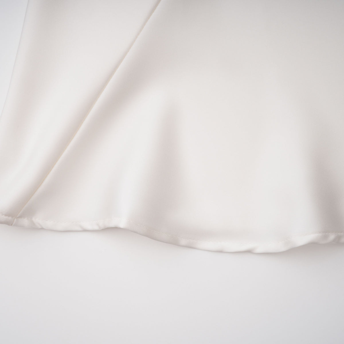 Zora White Sequin Corset Top & Satin Skirt Set