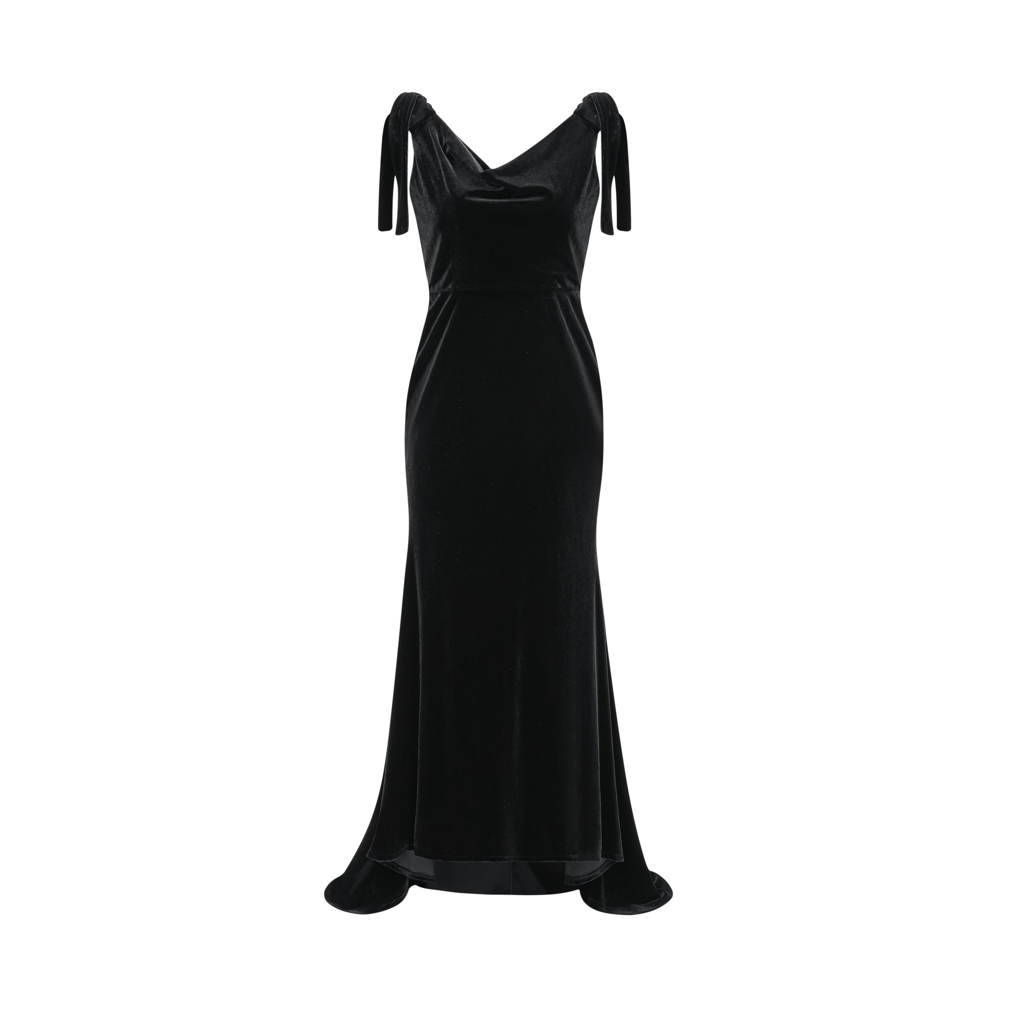 Audrey embellished velvet open-back maxi dress (Final Sale)