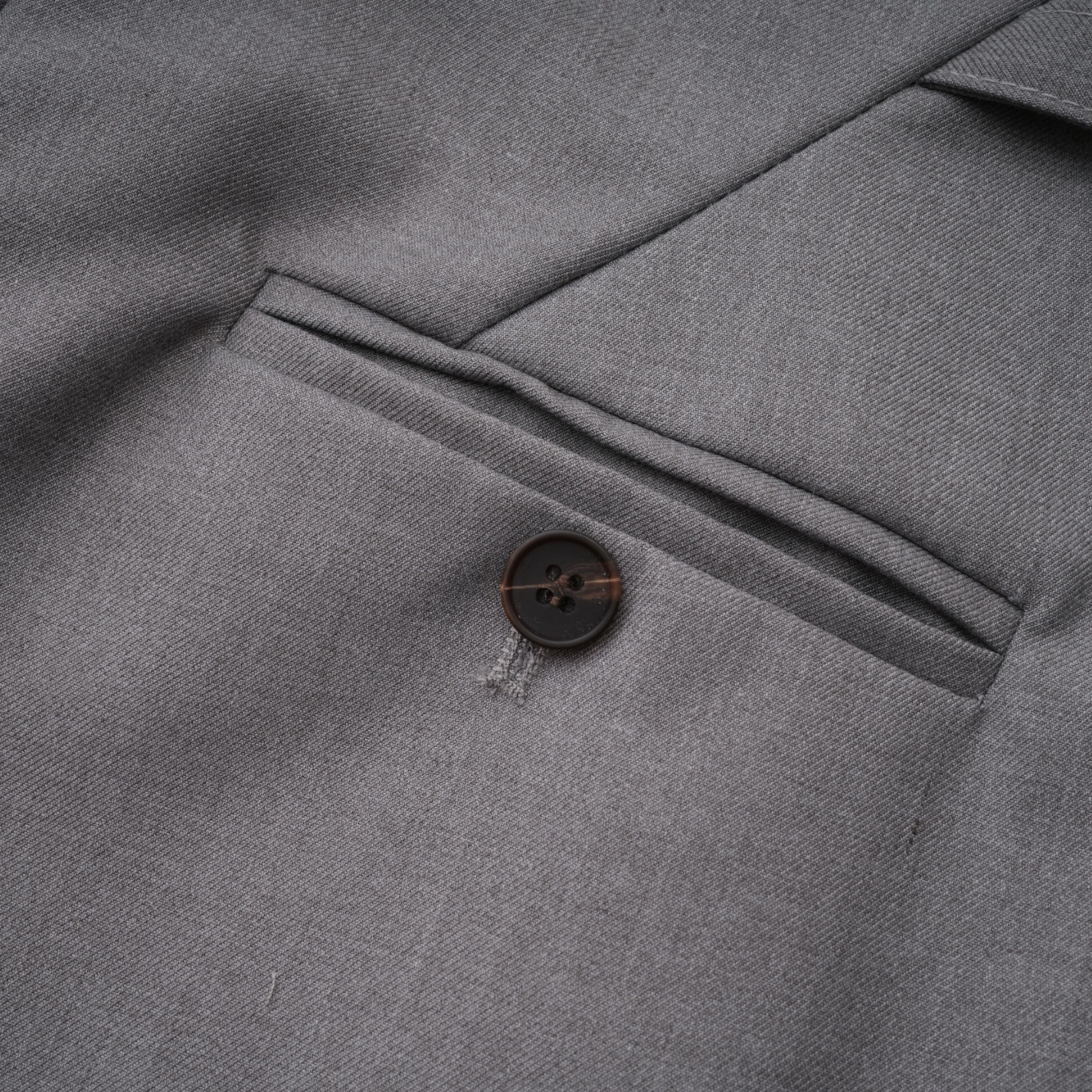 Cynthia Grey Asymmetrical Draped Shirt & Trousers Set (Final Sale-US Only)