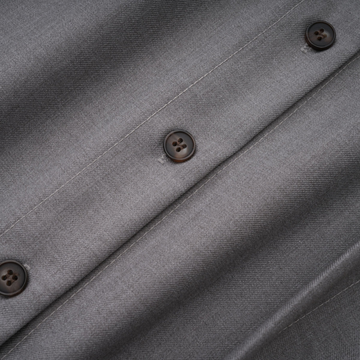 Cynthia Grey Asymmetrical Draped Shirt & Trousers Set