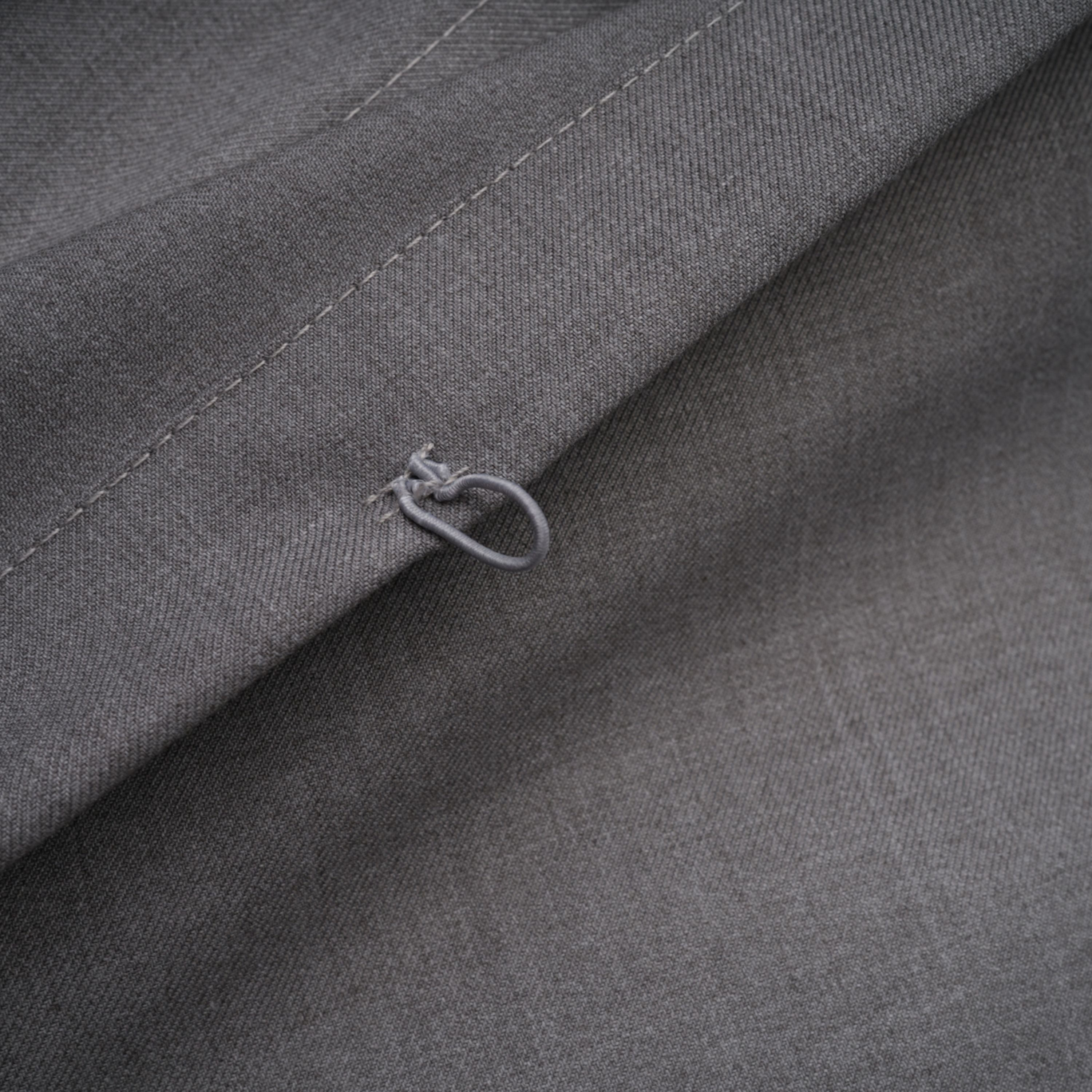 Cynthia Grey Asymmetrical Draped Shirt & Trousers Set (Final Sale-US Only)