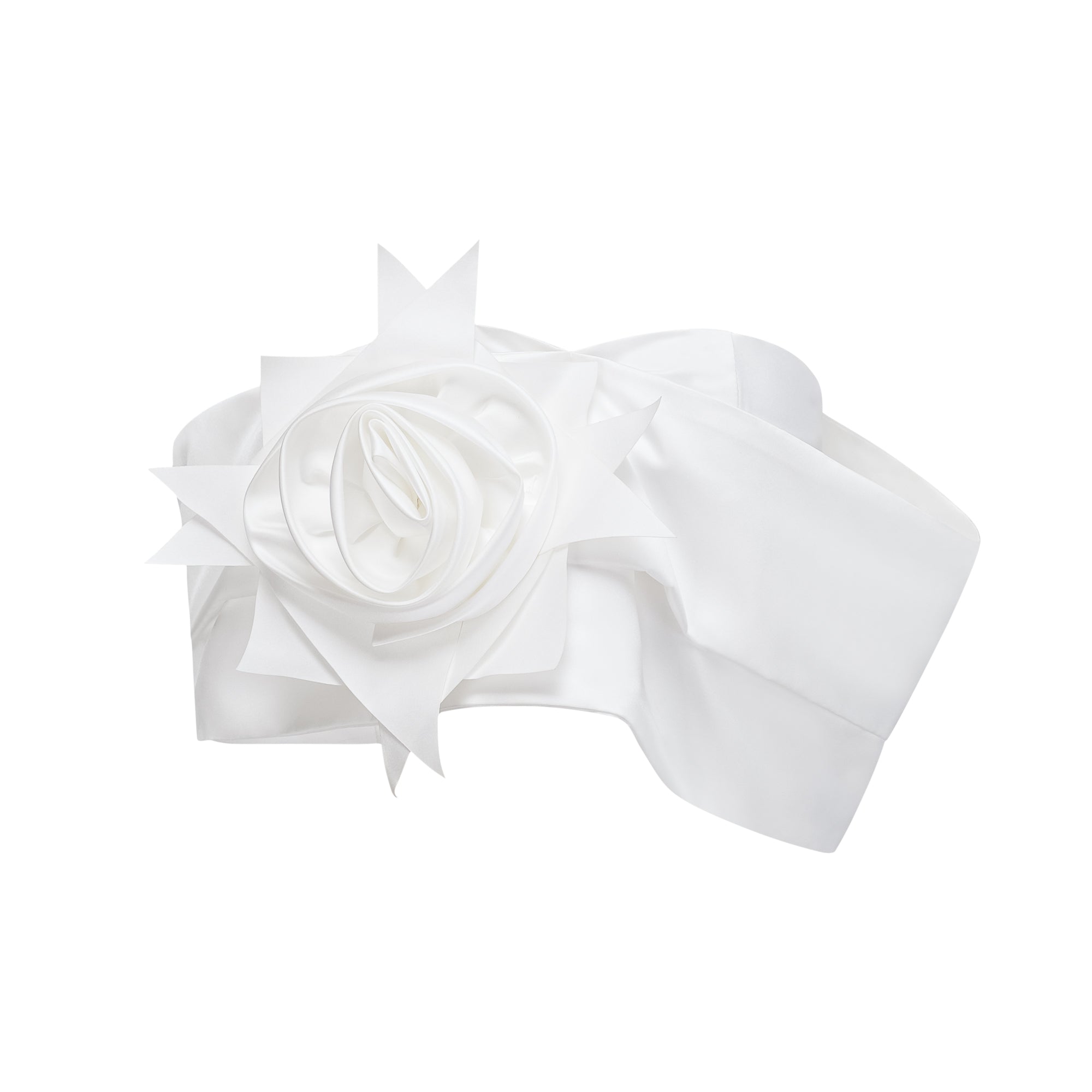 Honorine white floral pleated top & skirt matching set (Final Sale-US Only)