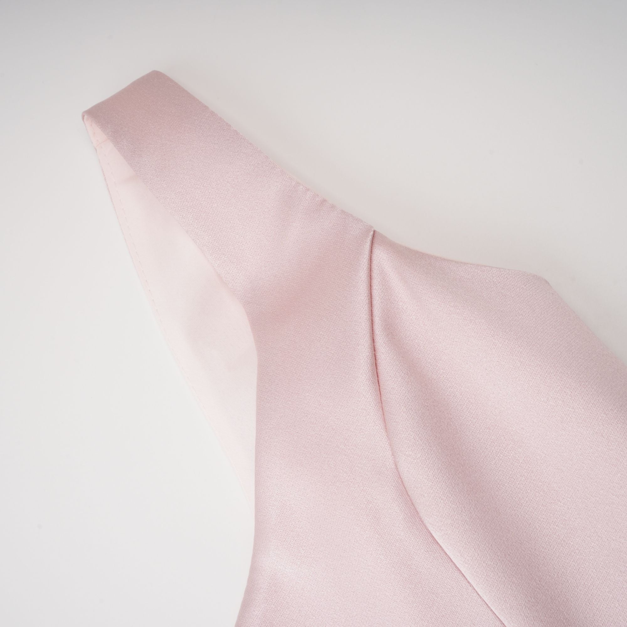 Fiona Pink Satin Square Neck Maxi Dress (Final Sale-US Only)