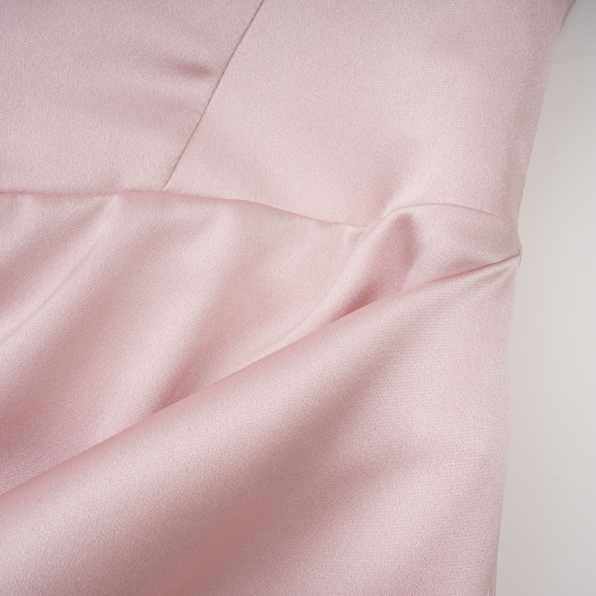 Fiona Pink Satin Square Neck Maxi Dress (Final Sale-US Only)
