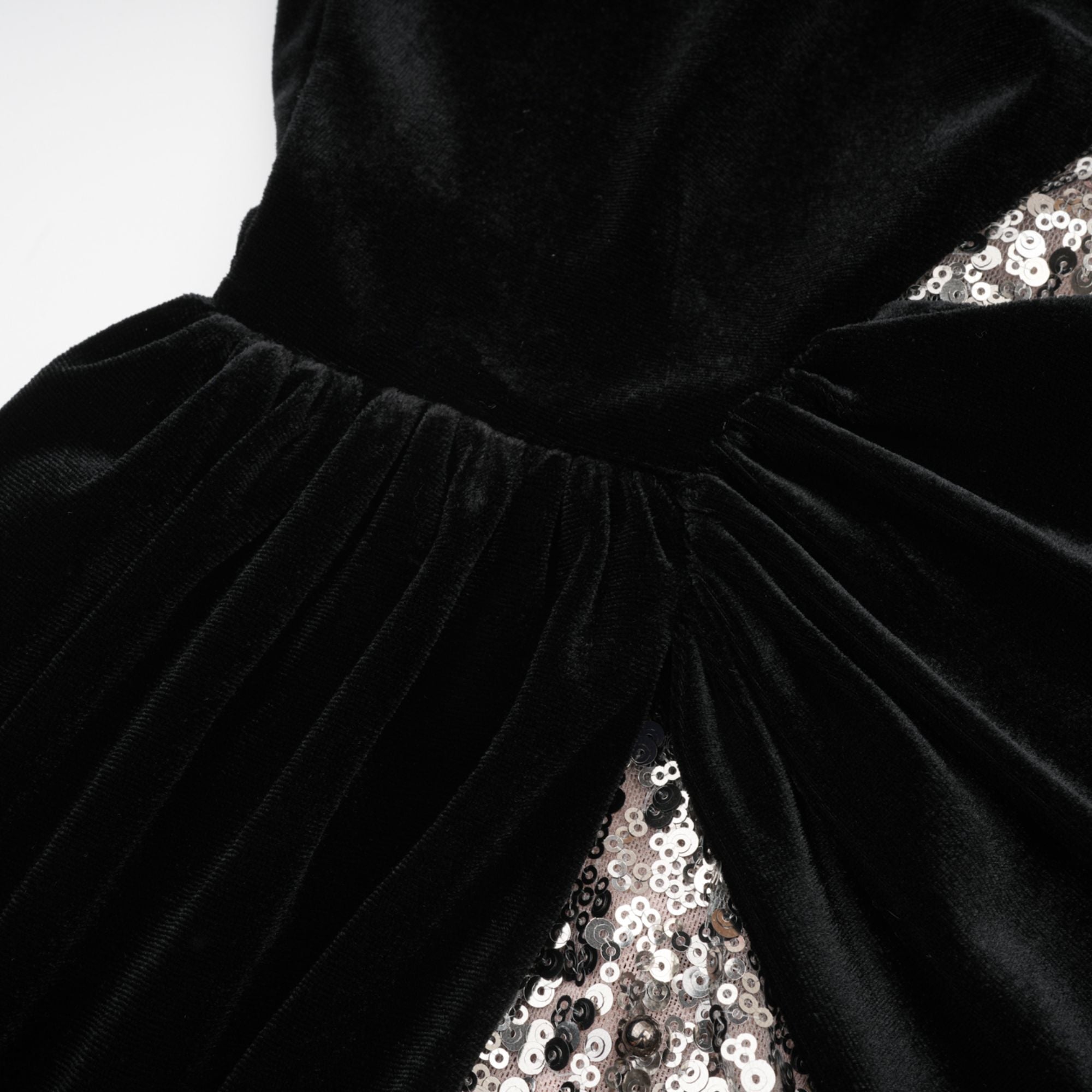 Juliette sequin-embellished asymmetric maxi dress