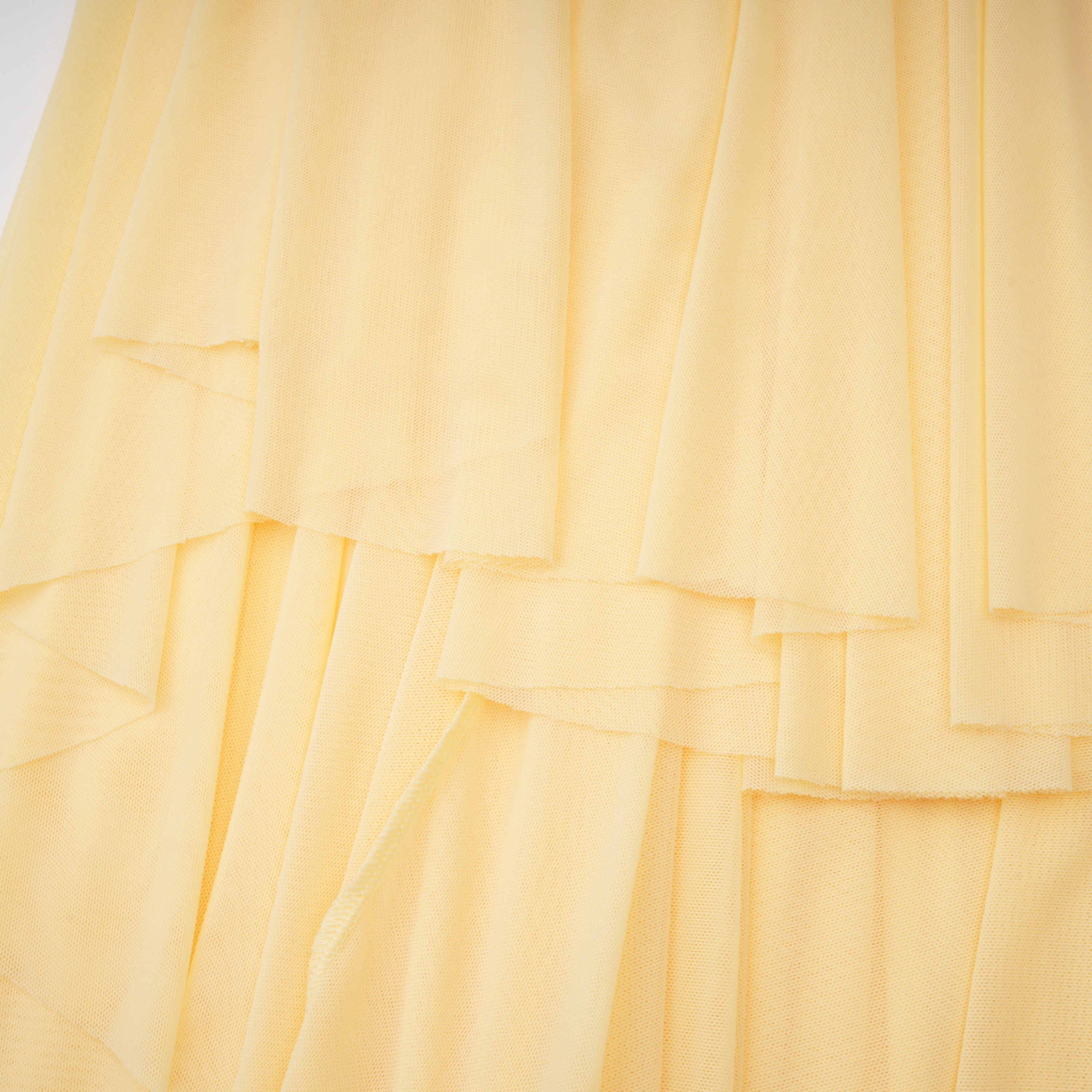 Yvette Yellow 3D Petal Mermaid Maxi Dress