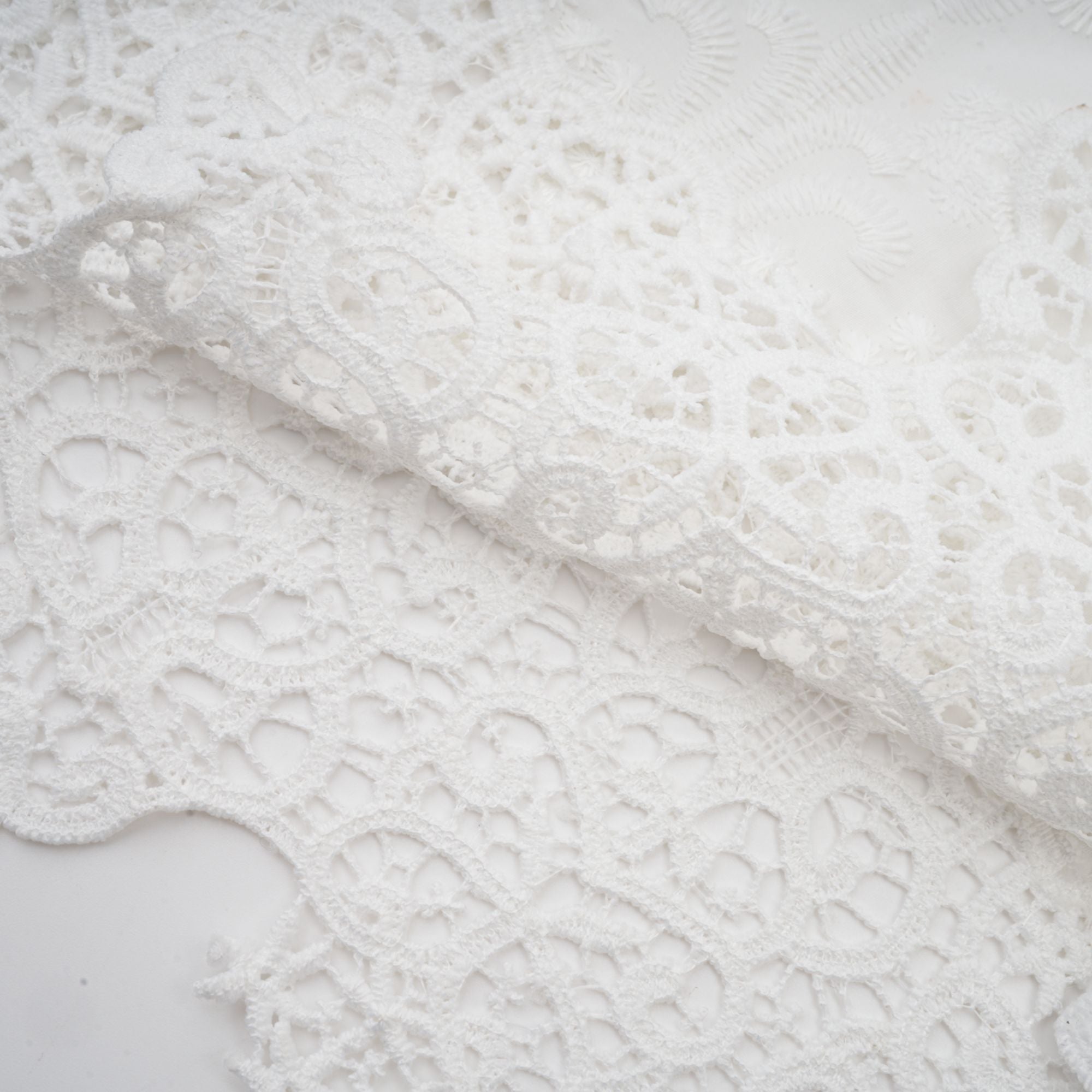 Raphaëlle lace-trim cut-out cropped top & trousers matching set (Final Sale-US Only)