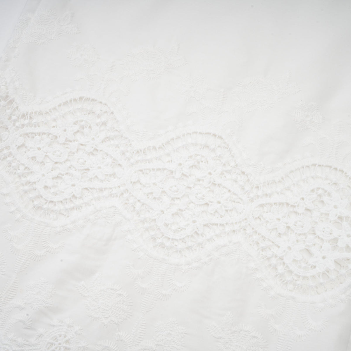 Raphaëlle lace-trim cut-out cropped top & trousers matching set (Final Sale-US Only)