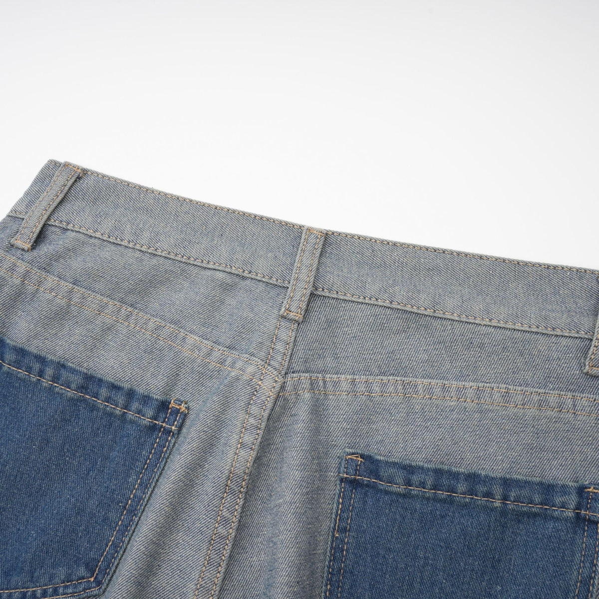 Clothilde wide-leg panelled jeans