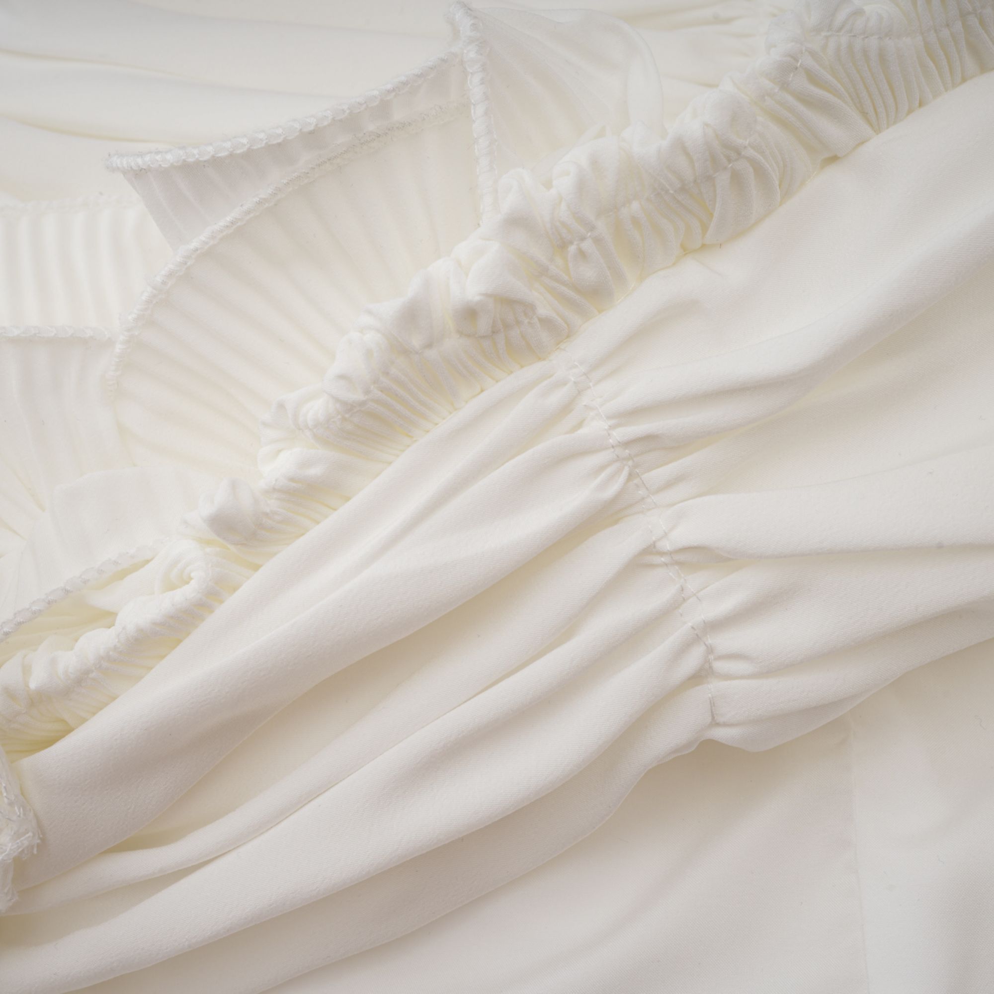 Sylvie ruched ruffled mini skirt (US Only)