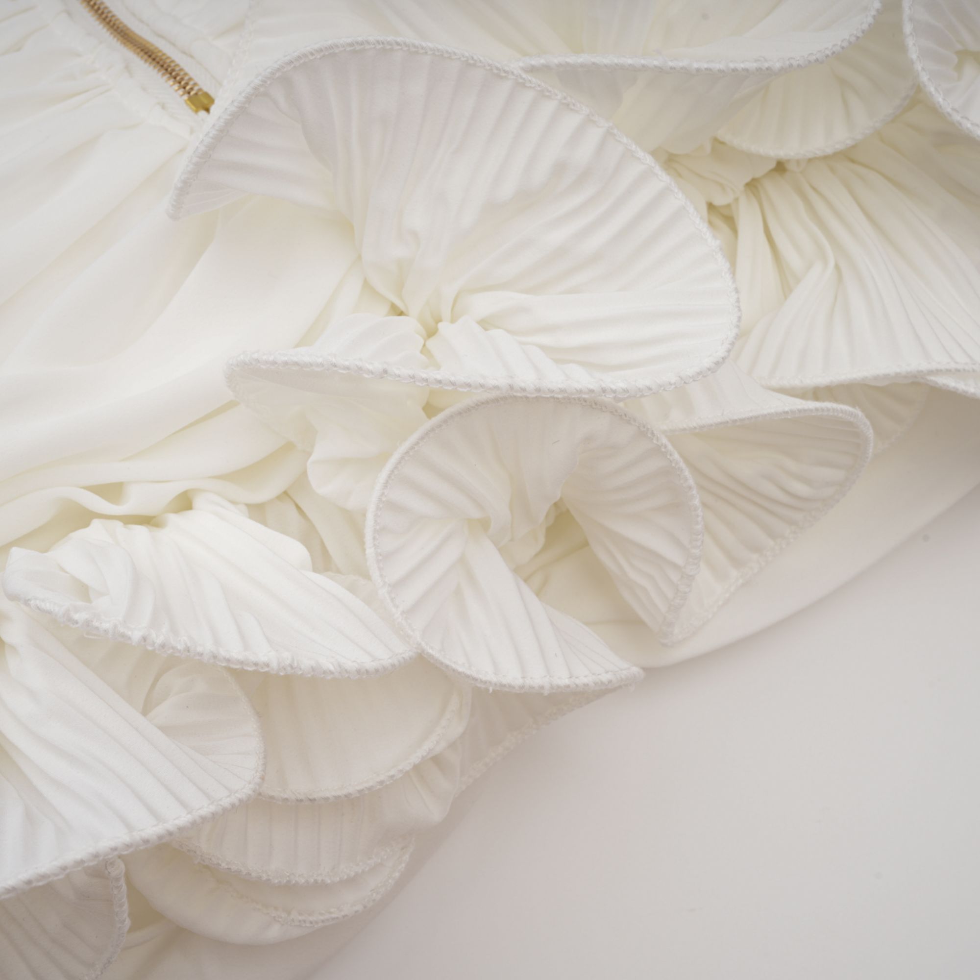 Sylvie ruched ruffled mini skirt (US Only)