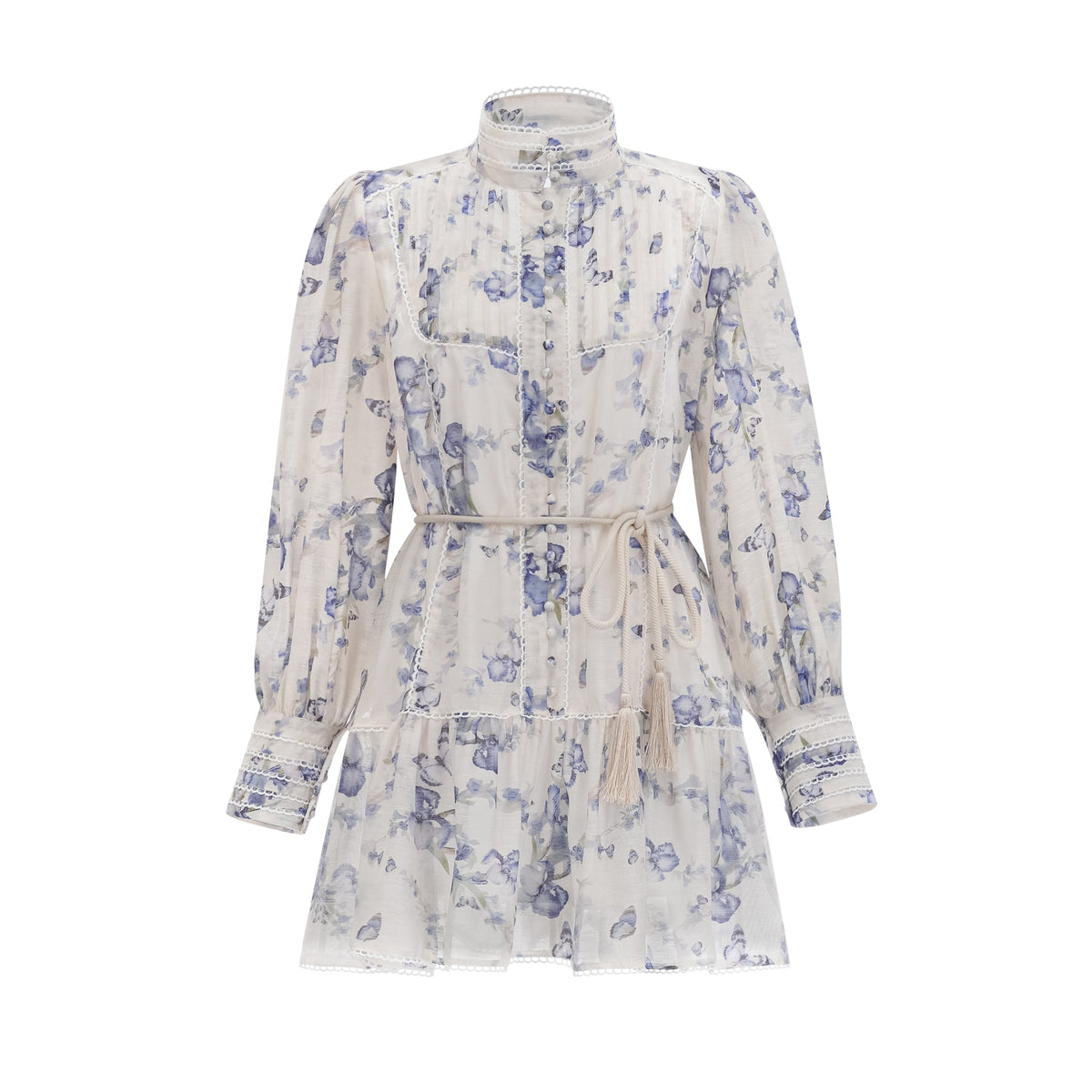 Blandine floral-print flared chiffon mini dress (Final Sale-US Only)