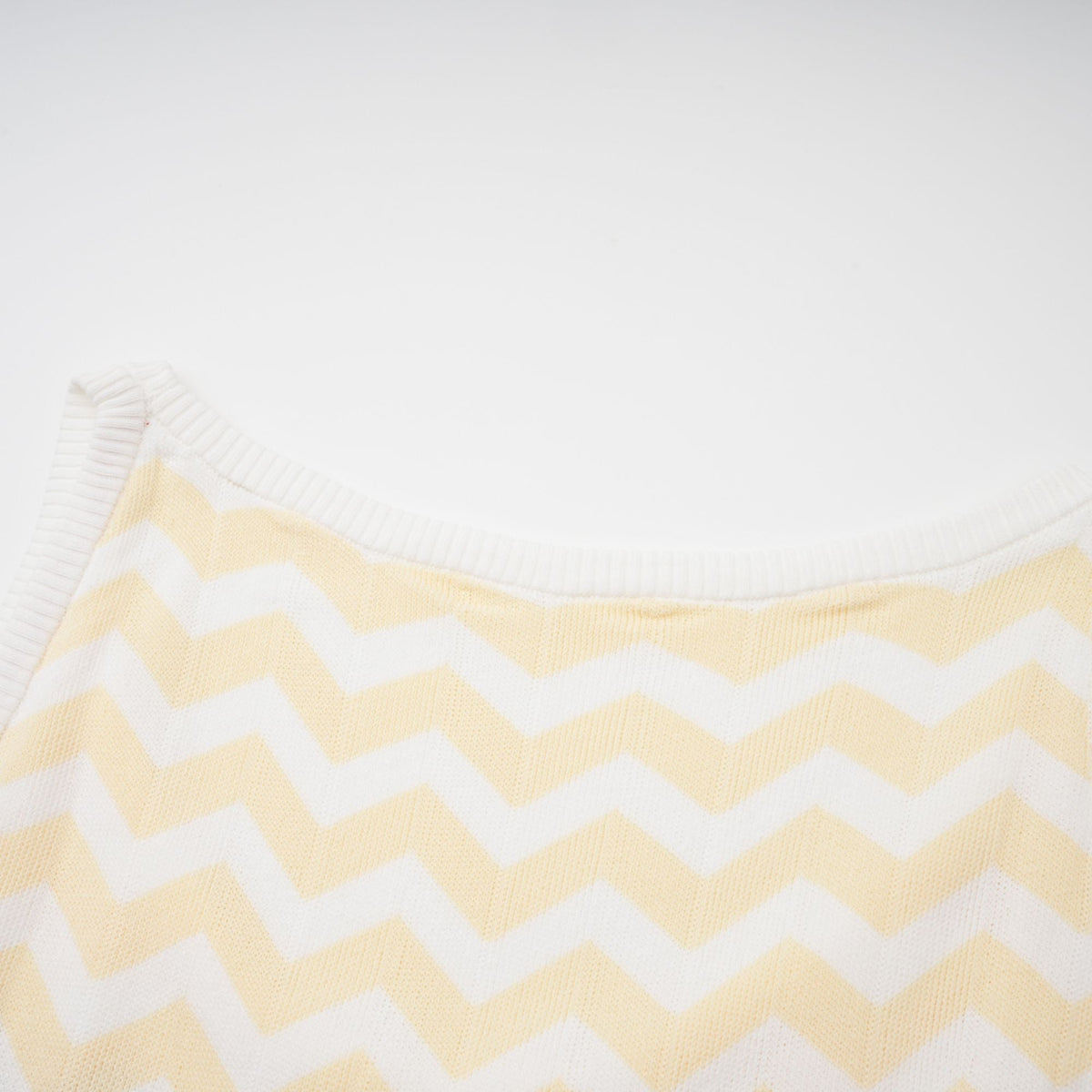 Isabelle Yellow Zigzag Knit Matching Set