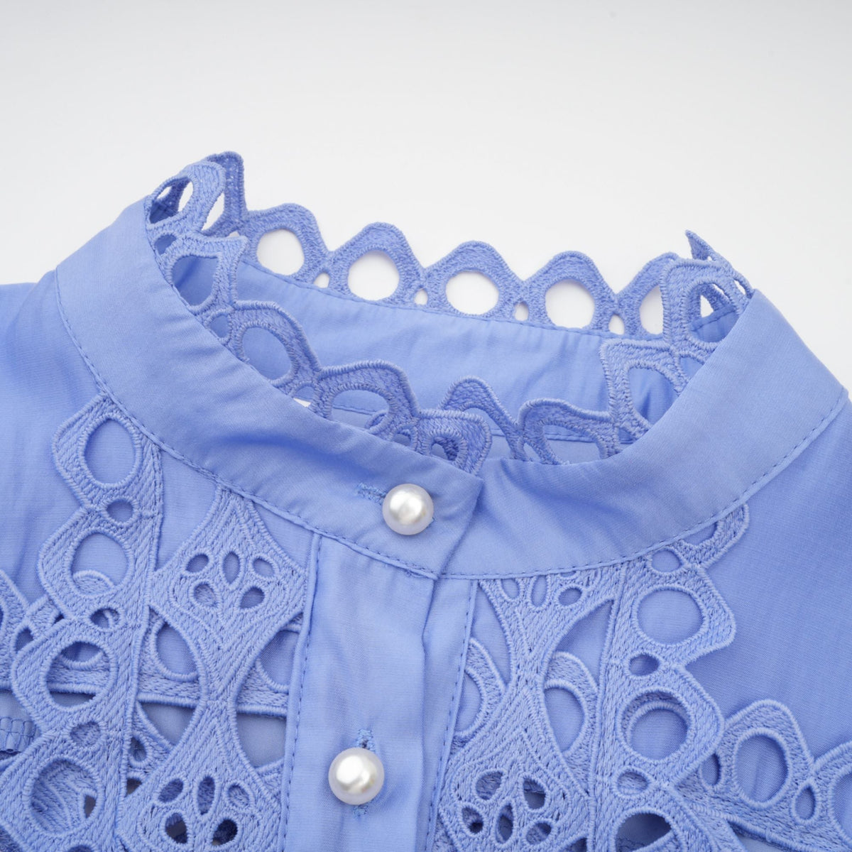 Nova blue cut-out belted mini dress