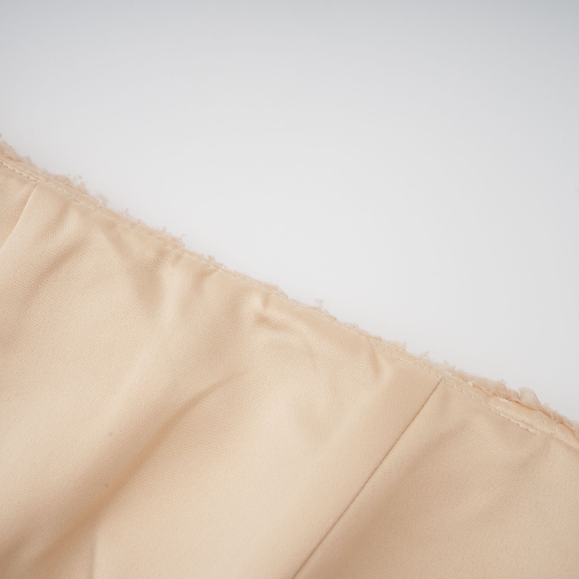 Elise neutrals off-shoulder shirred cropped top (Final Sale-US Only)