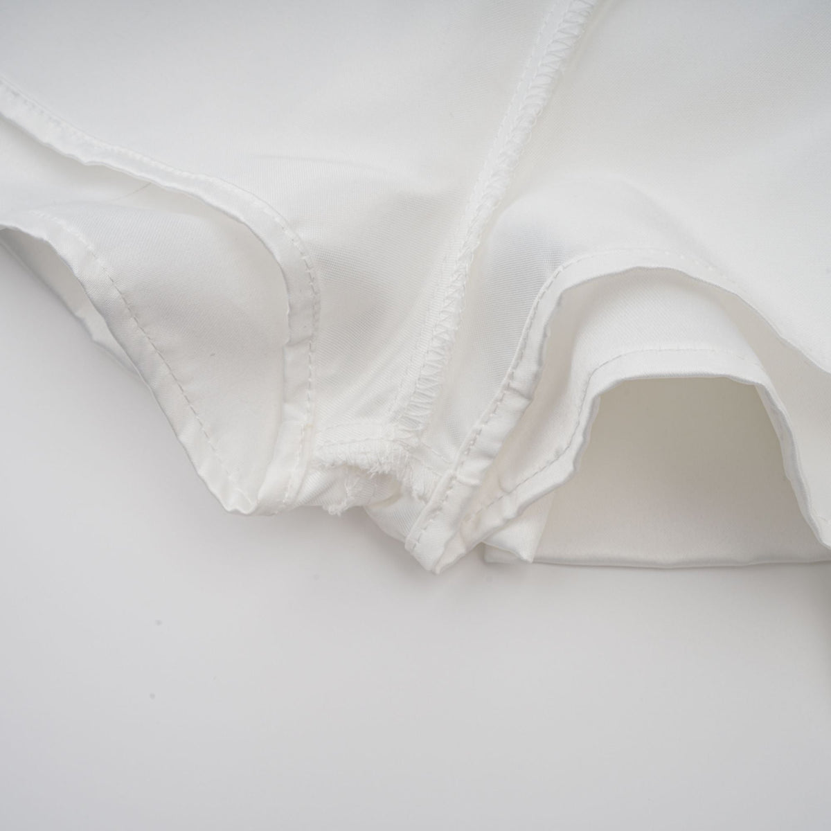 Olivia white halterneck ruffled mini dress