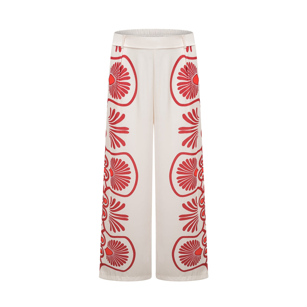 Amaranta graphic-print shirt & trousers matching set