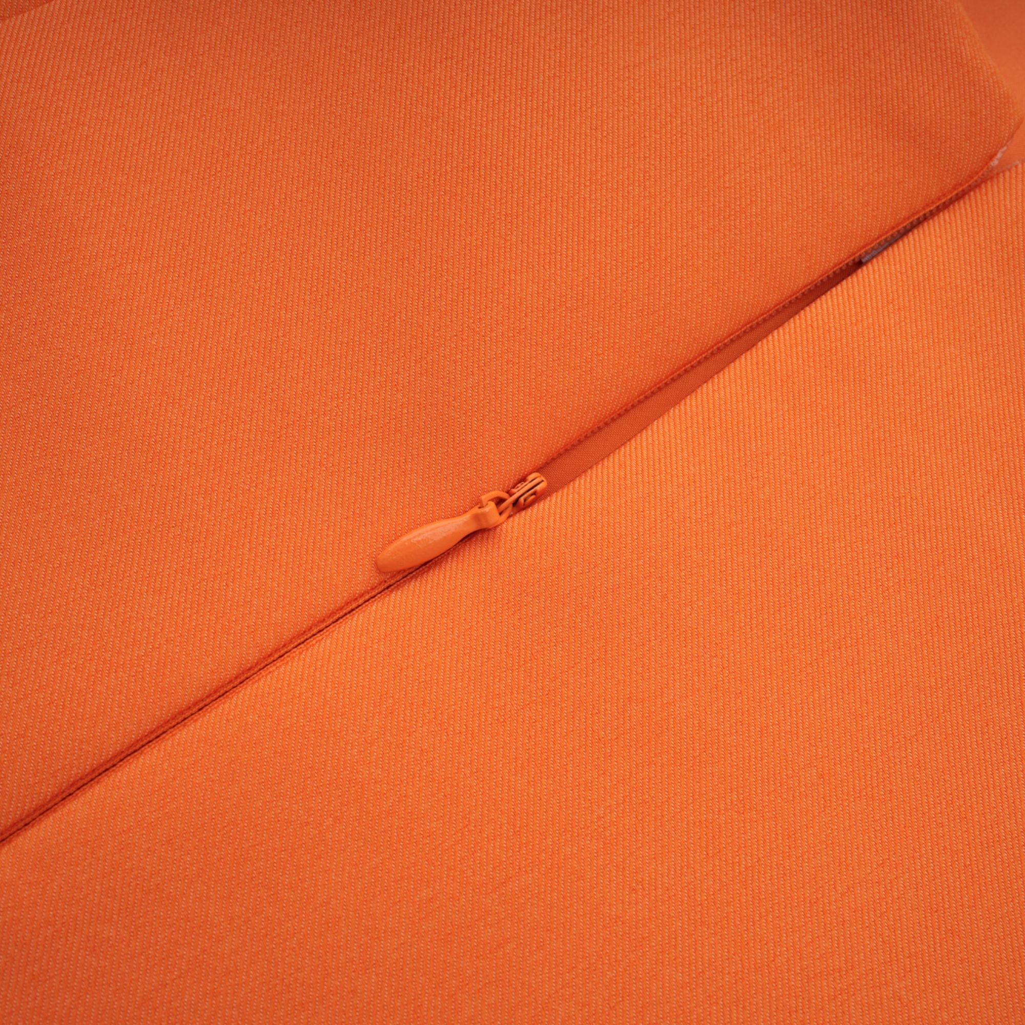 Irène Sequin Embroidered Off-Shoulder Midi Dress in Orange (Final Sale-US Only)