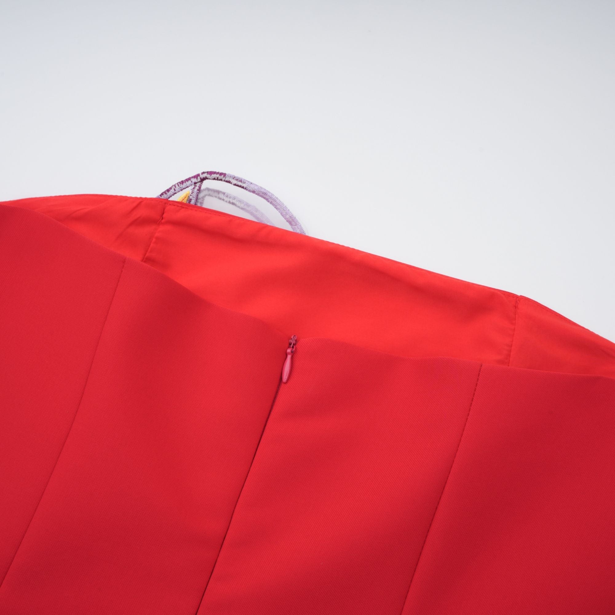 Irène Sequin Embroidered Off-Shoulder Midi Dress in Red (Final Sale-US Only)