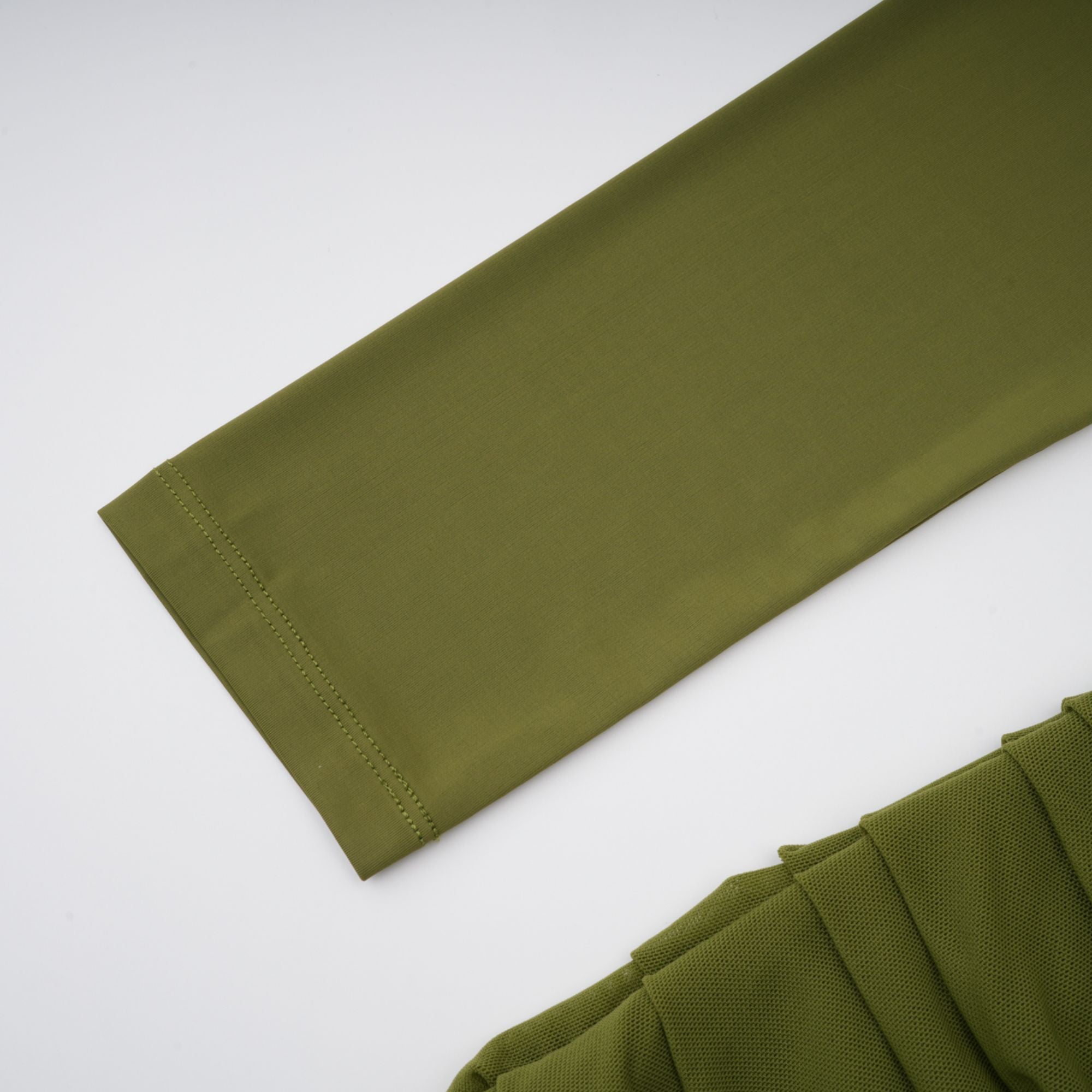 Arlette Green Asymmetrical Ruched Maxi Dress (Final Sale-US Only)