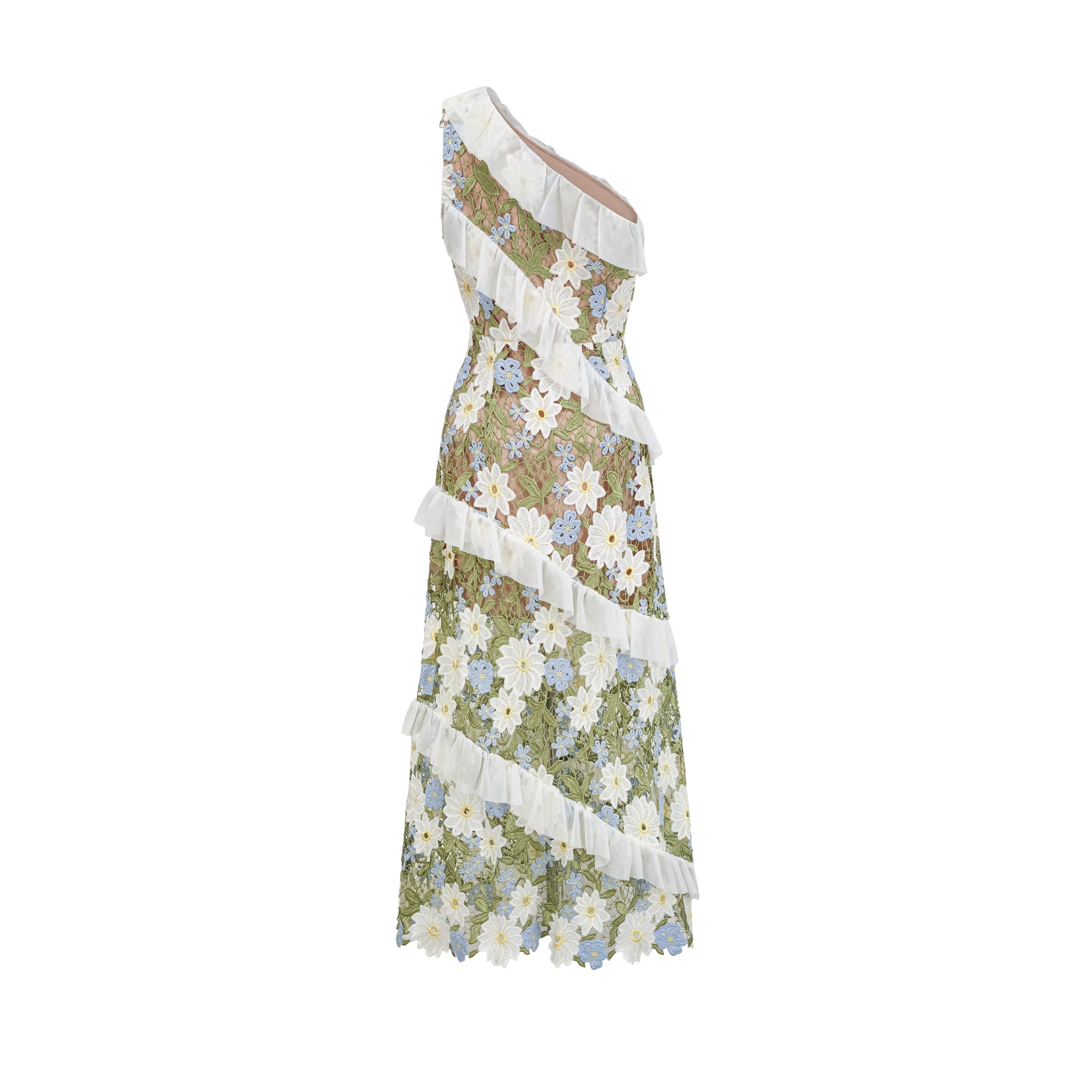 Clémence floral embroidered midi dress (Final Sale)