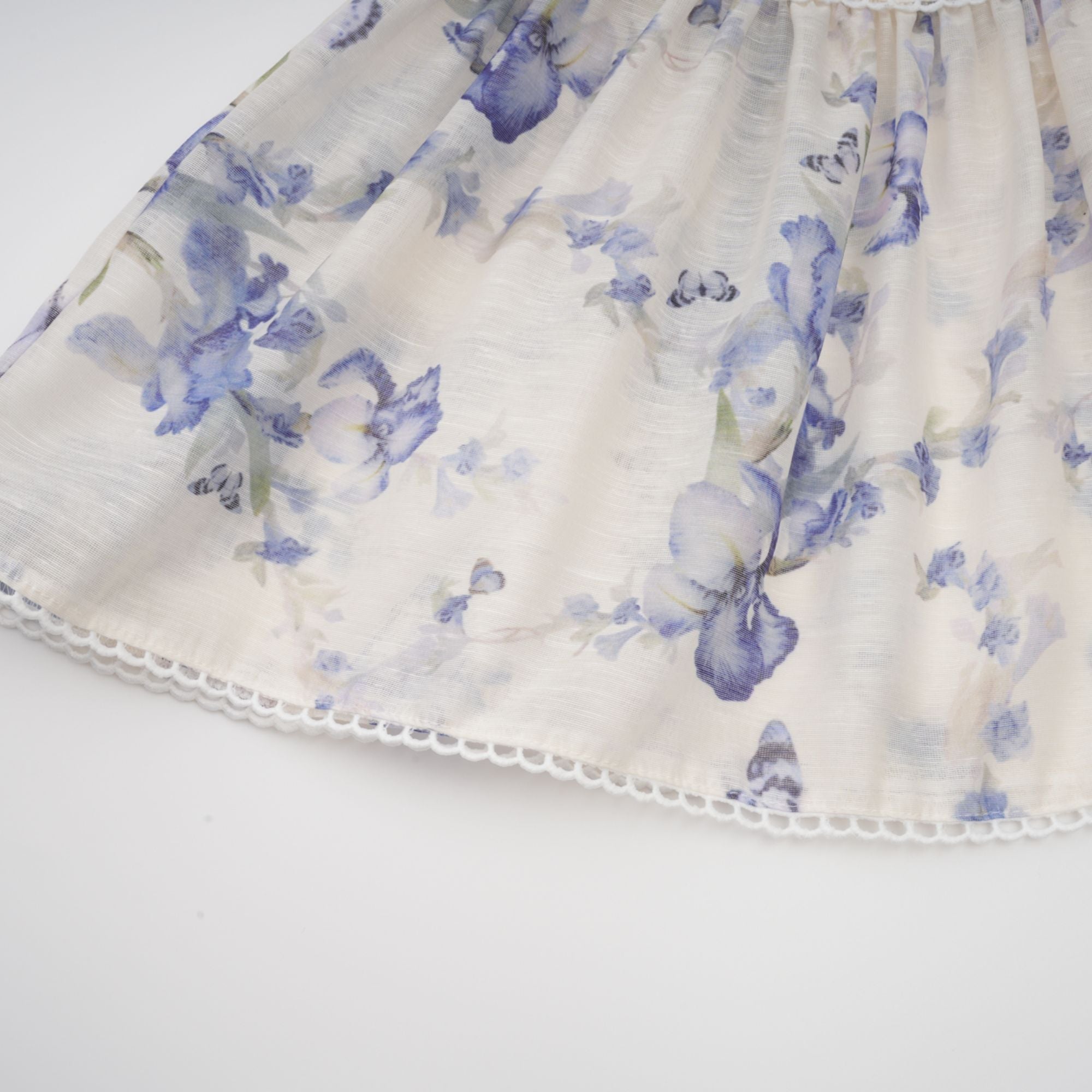Blandine floral-print flared chiffon mini dress (US Only)