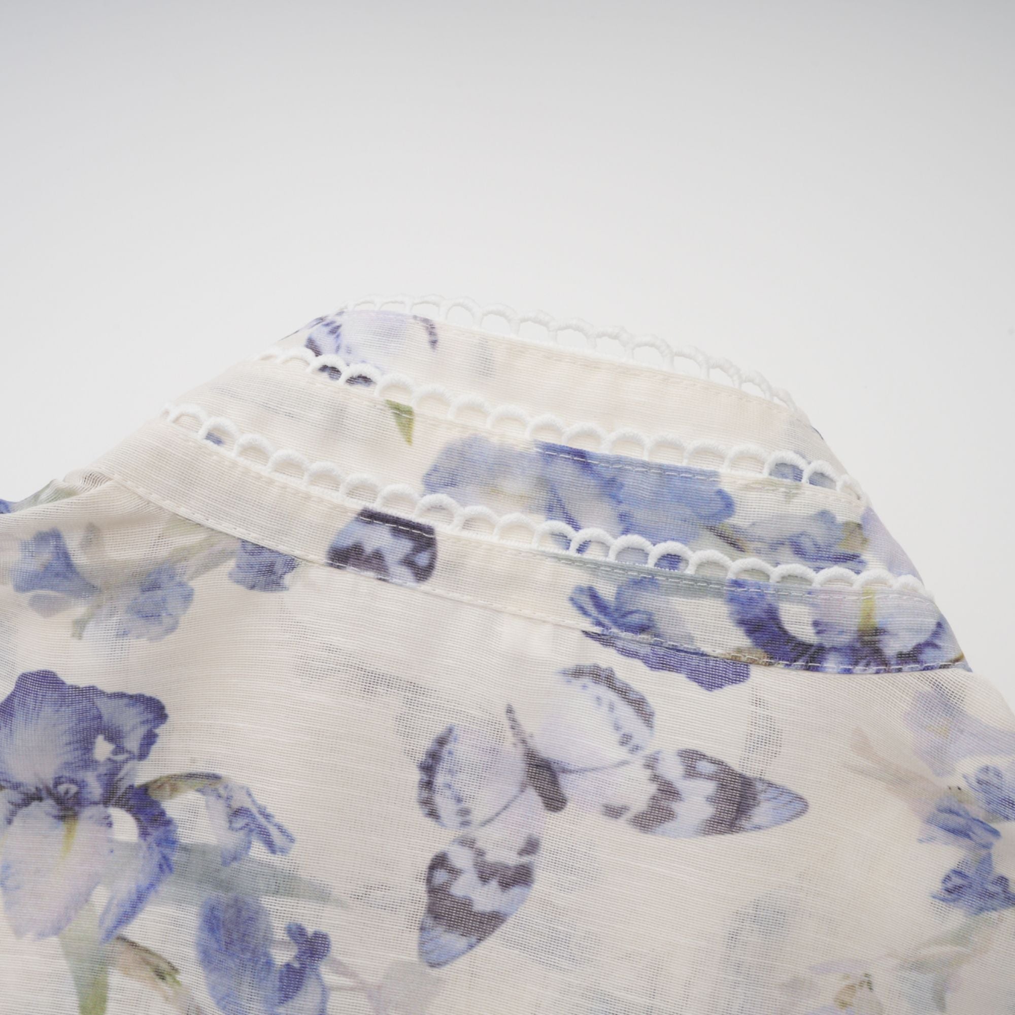 Blandine floral-print flared chiffon mini dress (US Only)