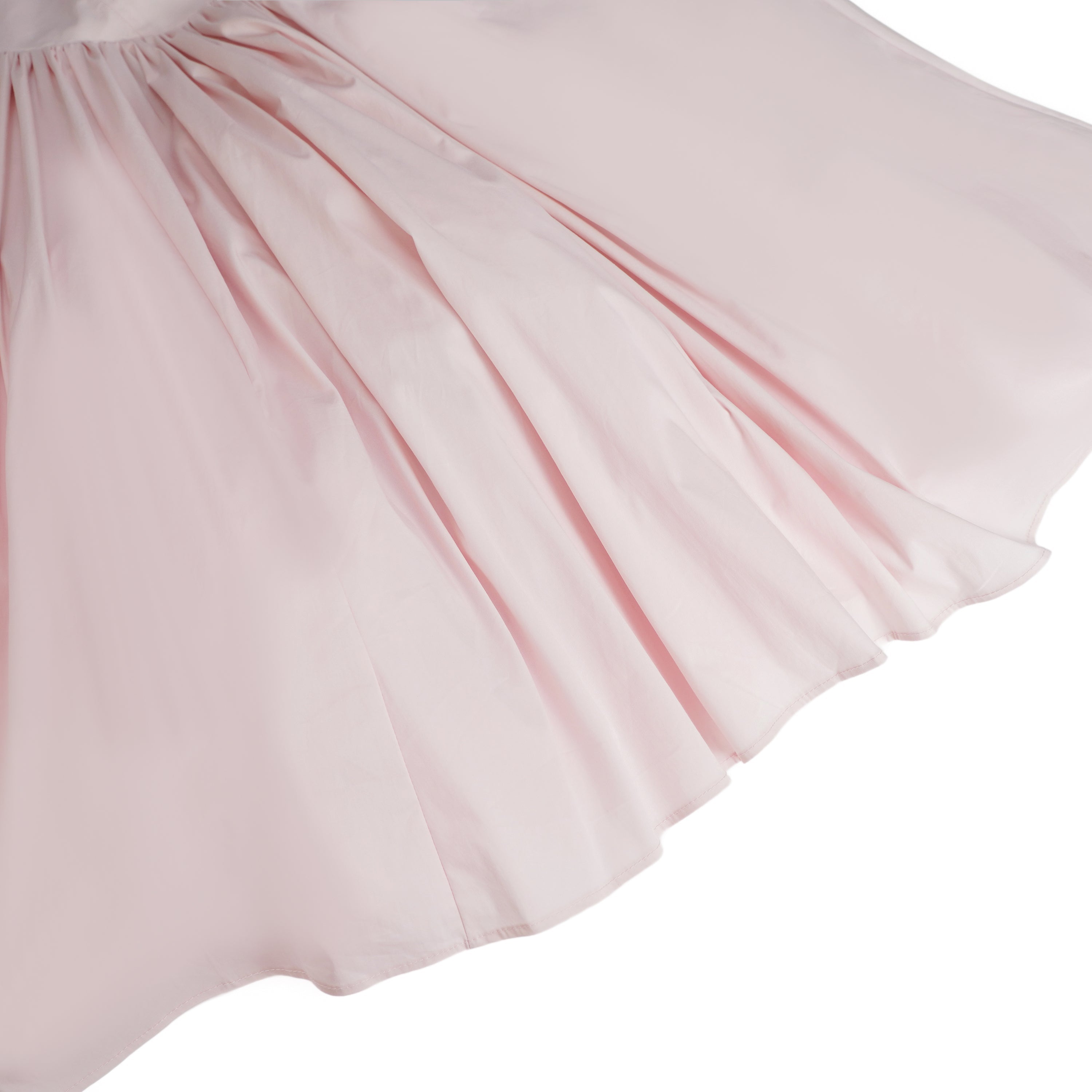 Eponine Pink Layered Flared Hem Midi Dress (Final Sale-US Only)