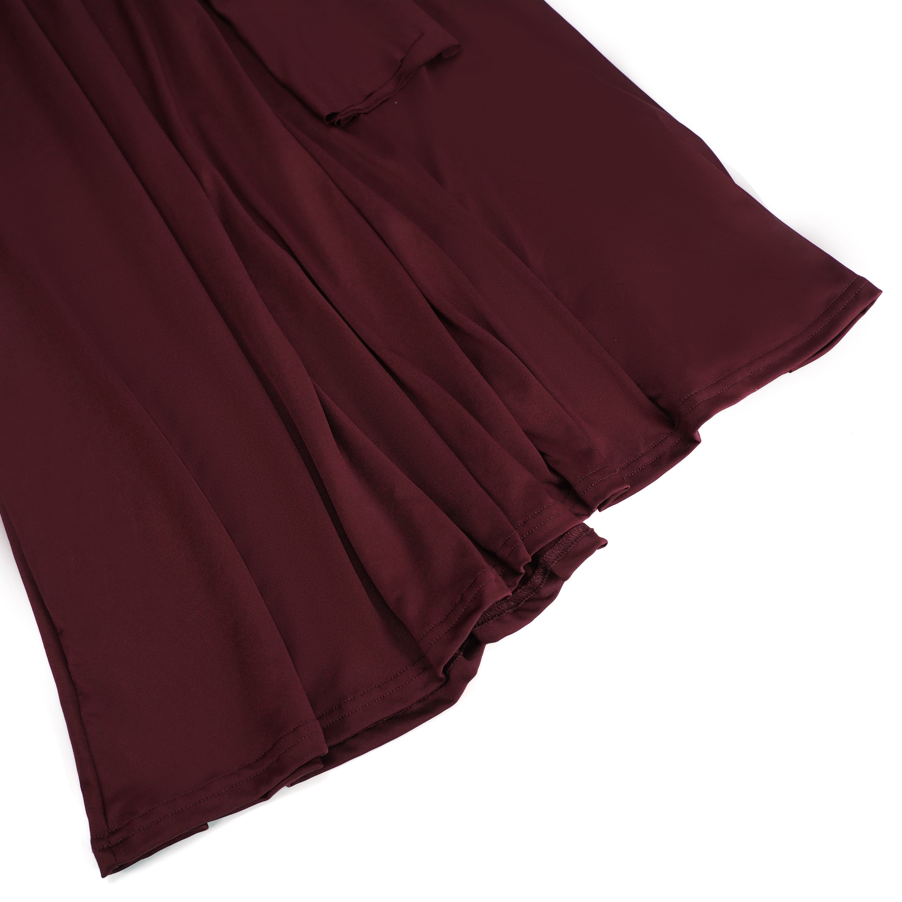 Amandine Burgundy Halterneck Gathered Maxi Dress