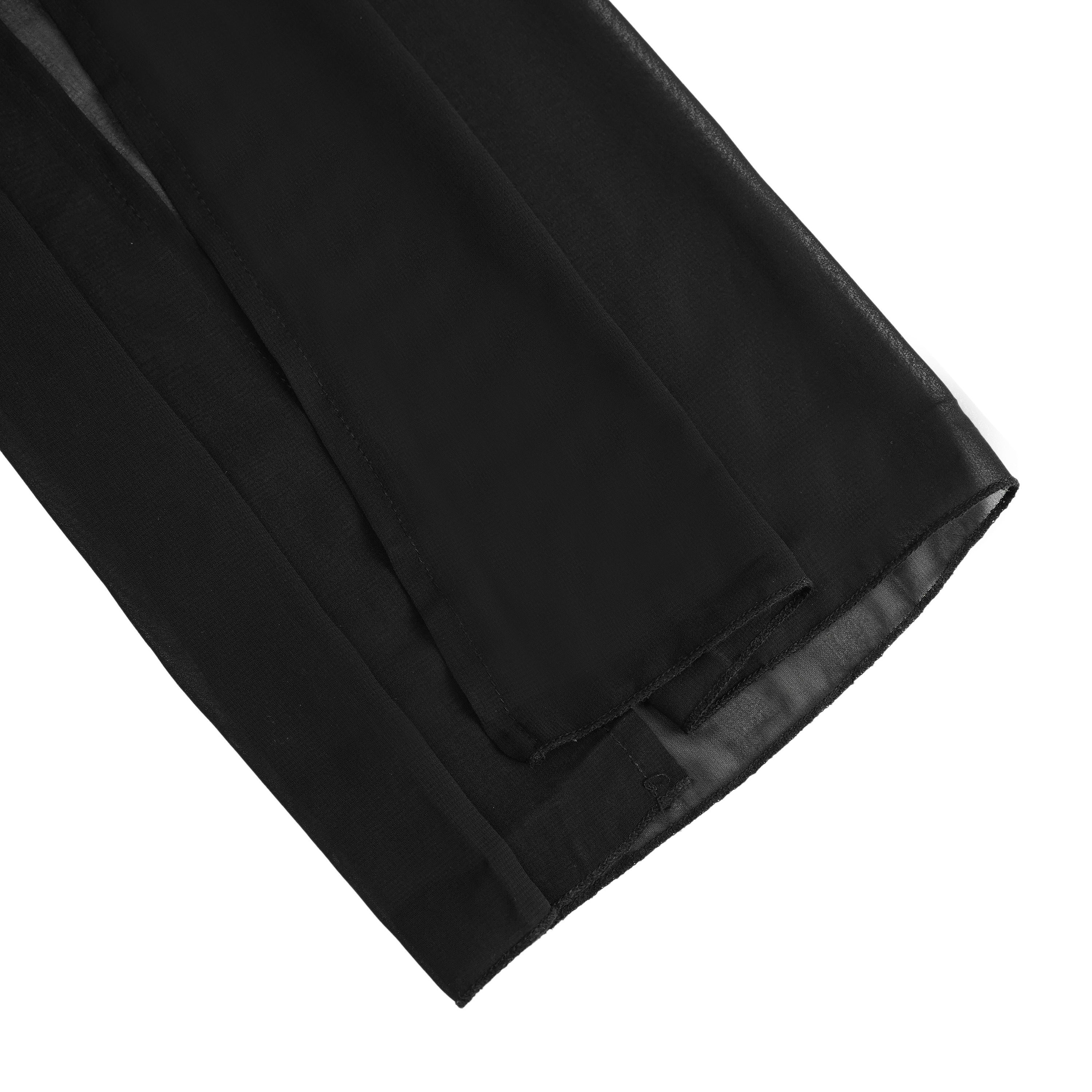 Yseult Black Embellished Maxi Gown