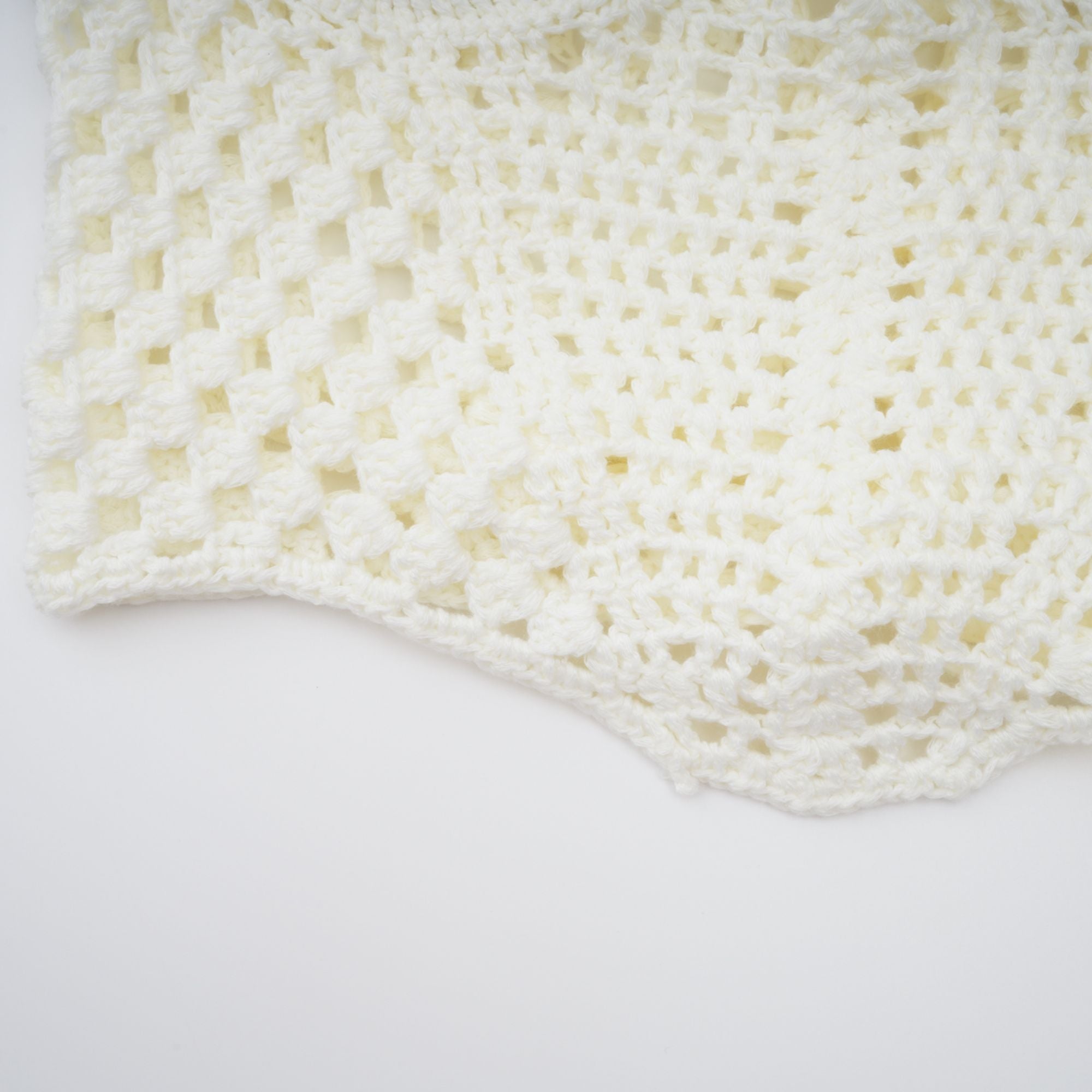 Prunelle Crochet Knit Two-Piece Top and Skirt Set (Final Sale)