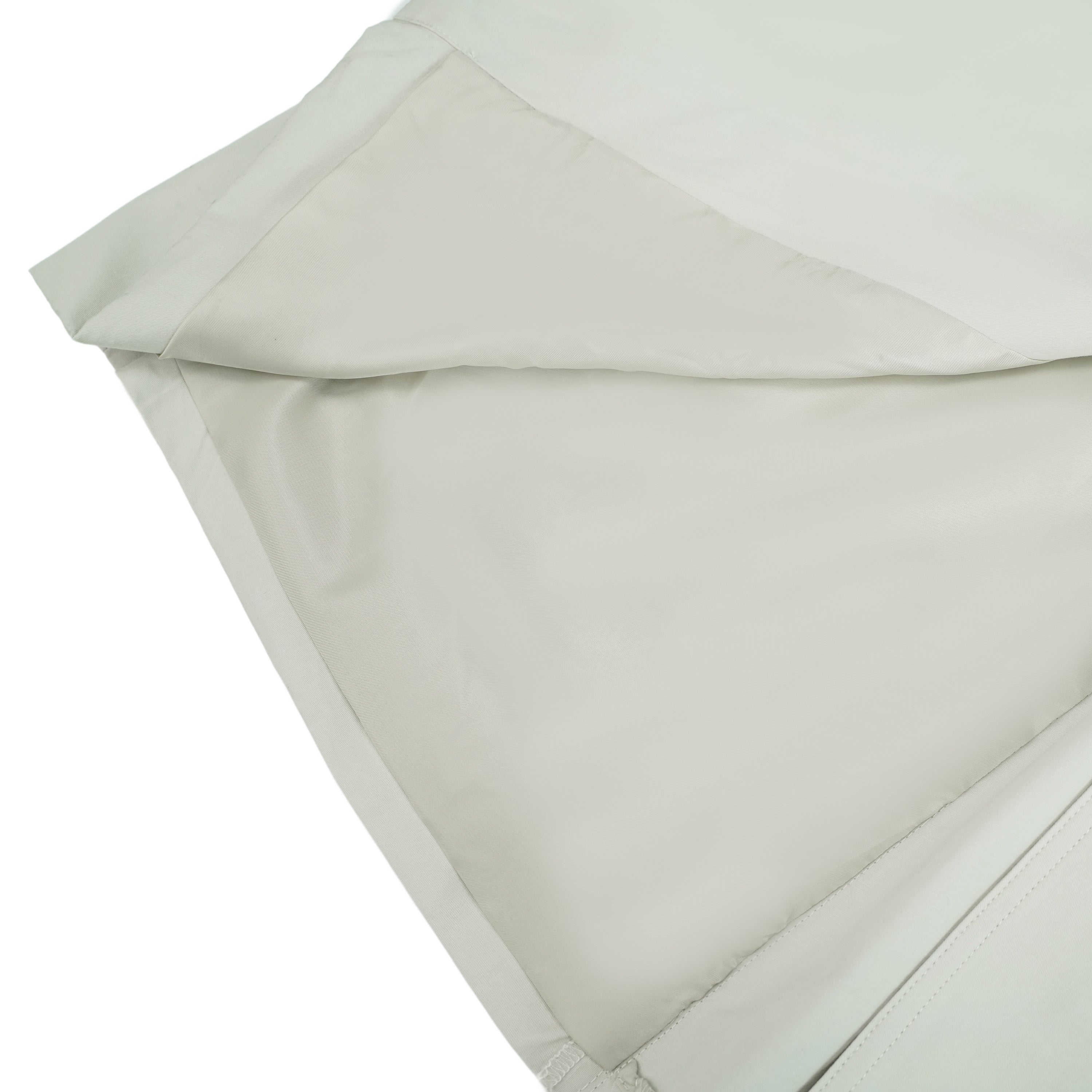 Bruyère White Double-Breasted Long Trench Coat