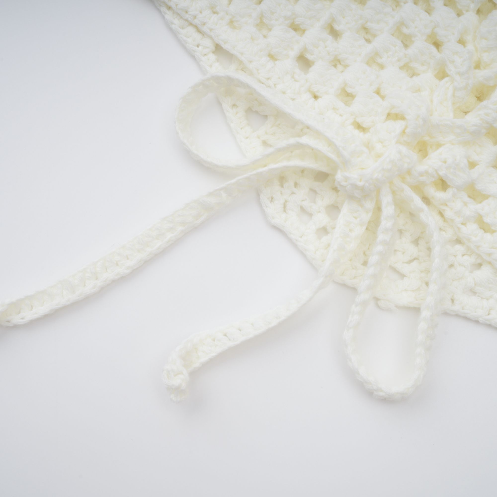 Prunelle Crochet Knit Two-Piece Top and Skirt Set (Final Sale)