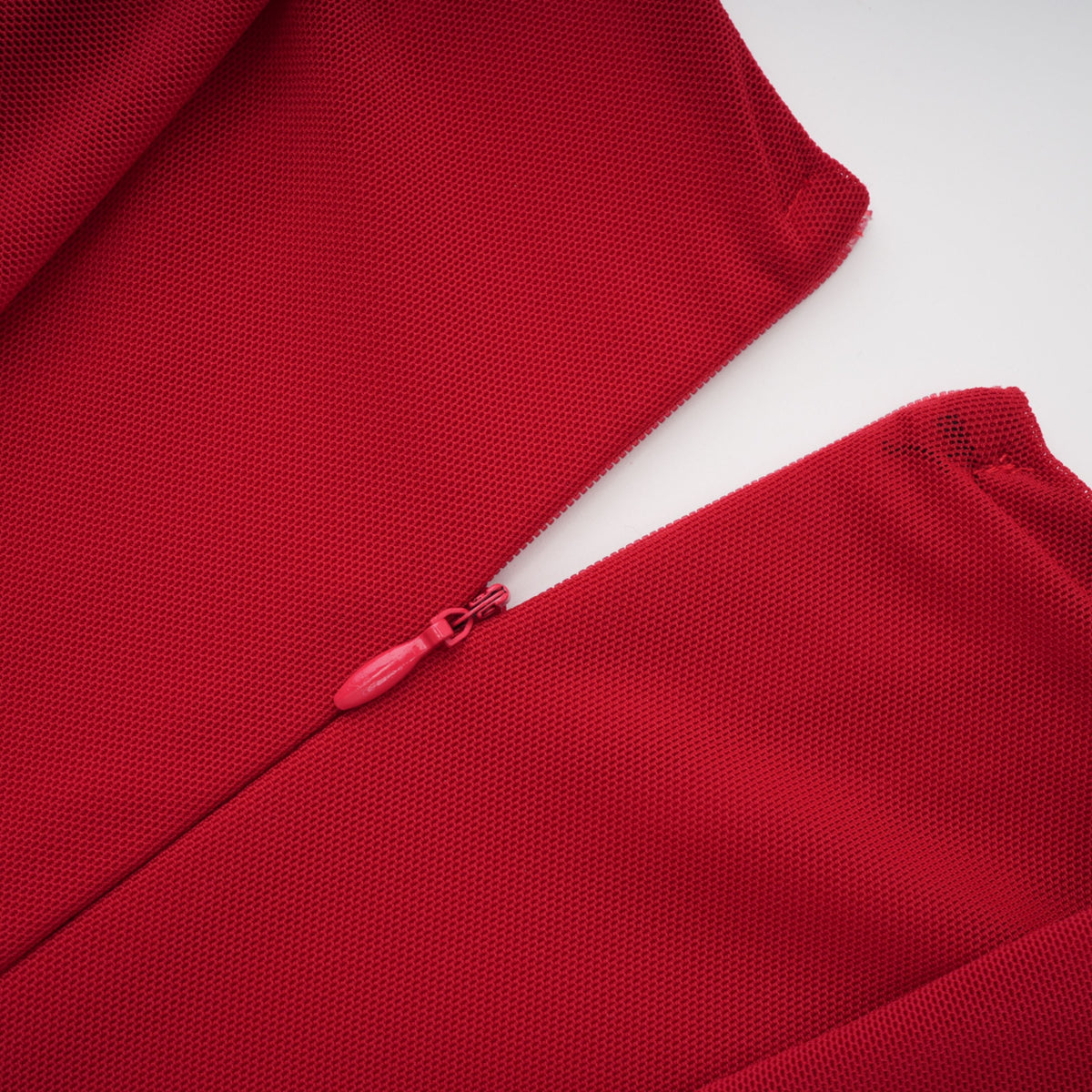 Fíona Red Asymmetrical Draped Maxi Gown (Final Sale-US Only)