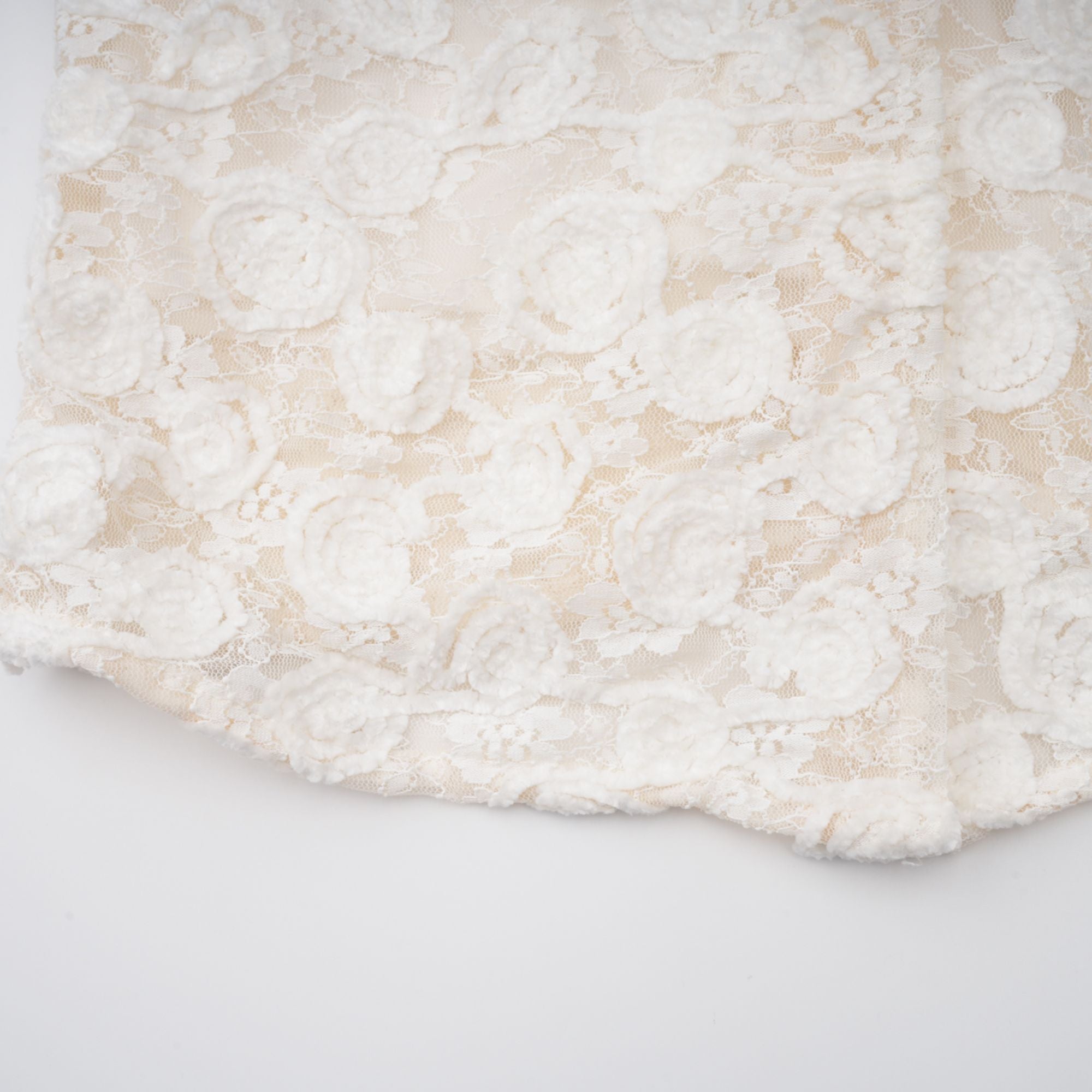 Oona White Floral Lace Pencil Midi Dress (Final Sale-US Only)