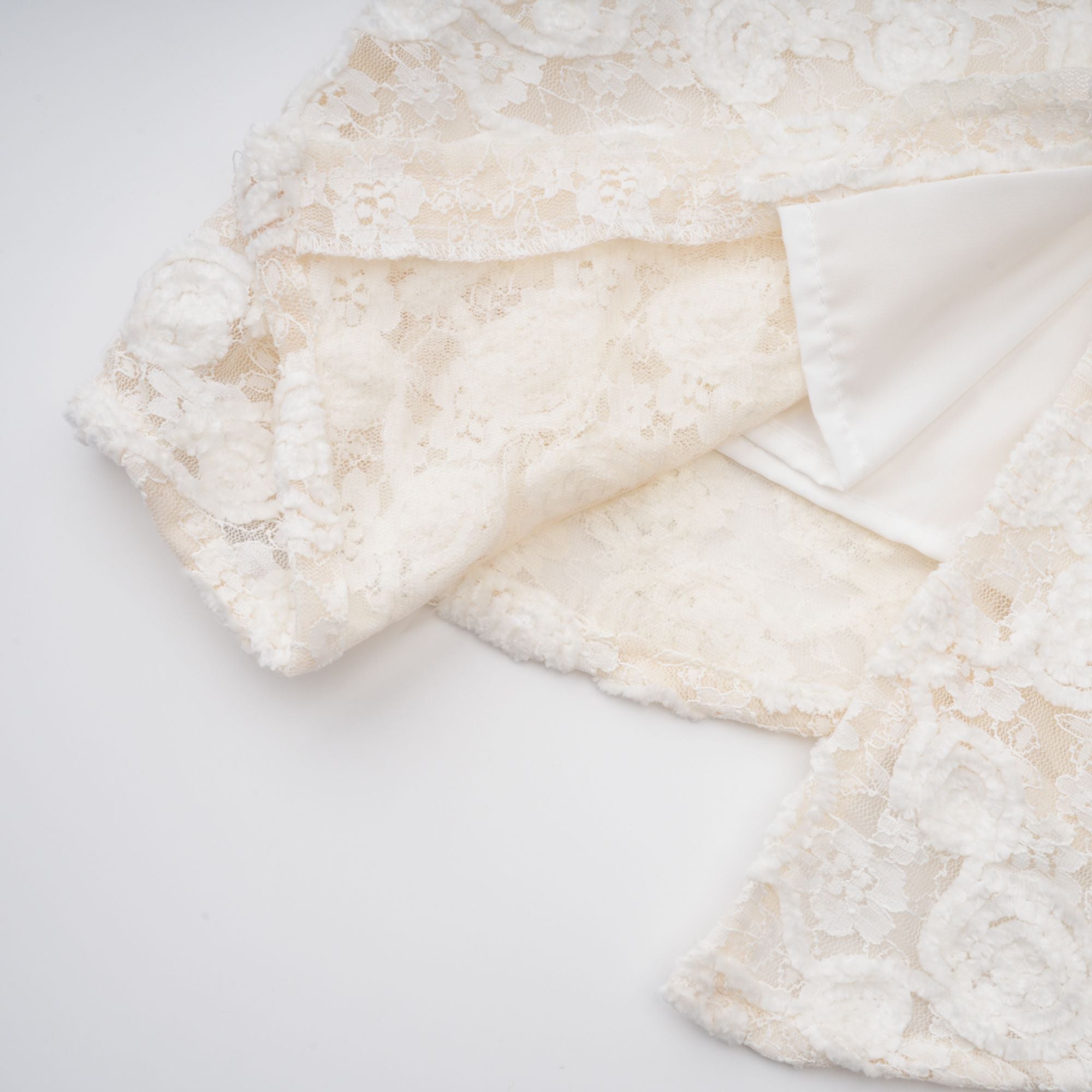 Oona White Floral Lace Pencil Midi Dress (Final Sale-US Only)