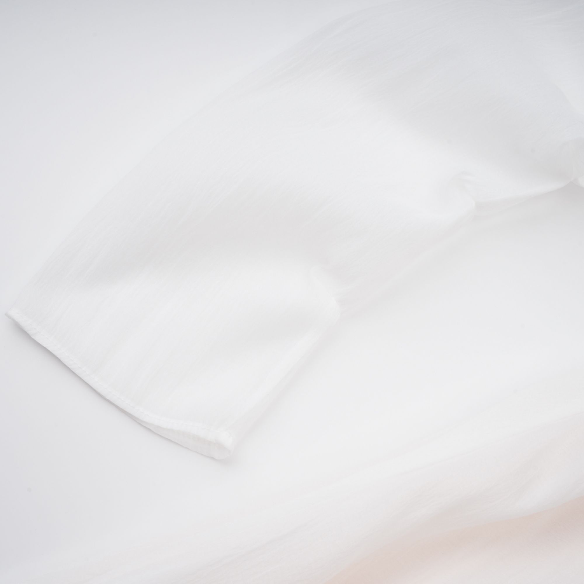 Gelsomina White Gathered Crepe Midi Dress (Final Sale-US Only)