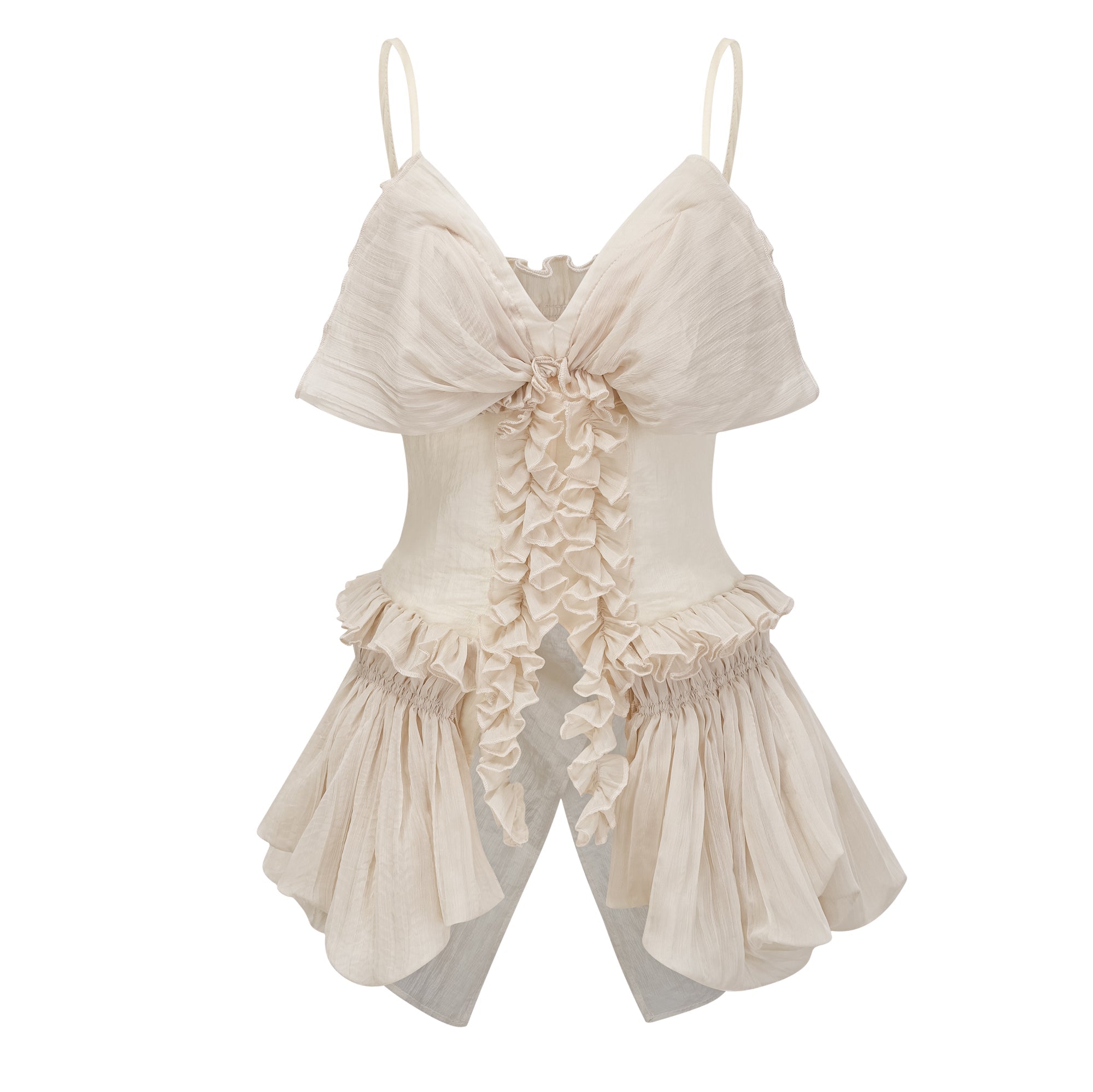 Flocon Neutral Mermaid Top & Skirt Set (Final Sale-US Only)
