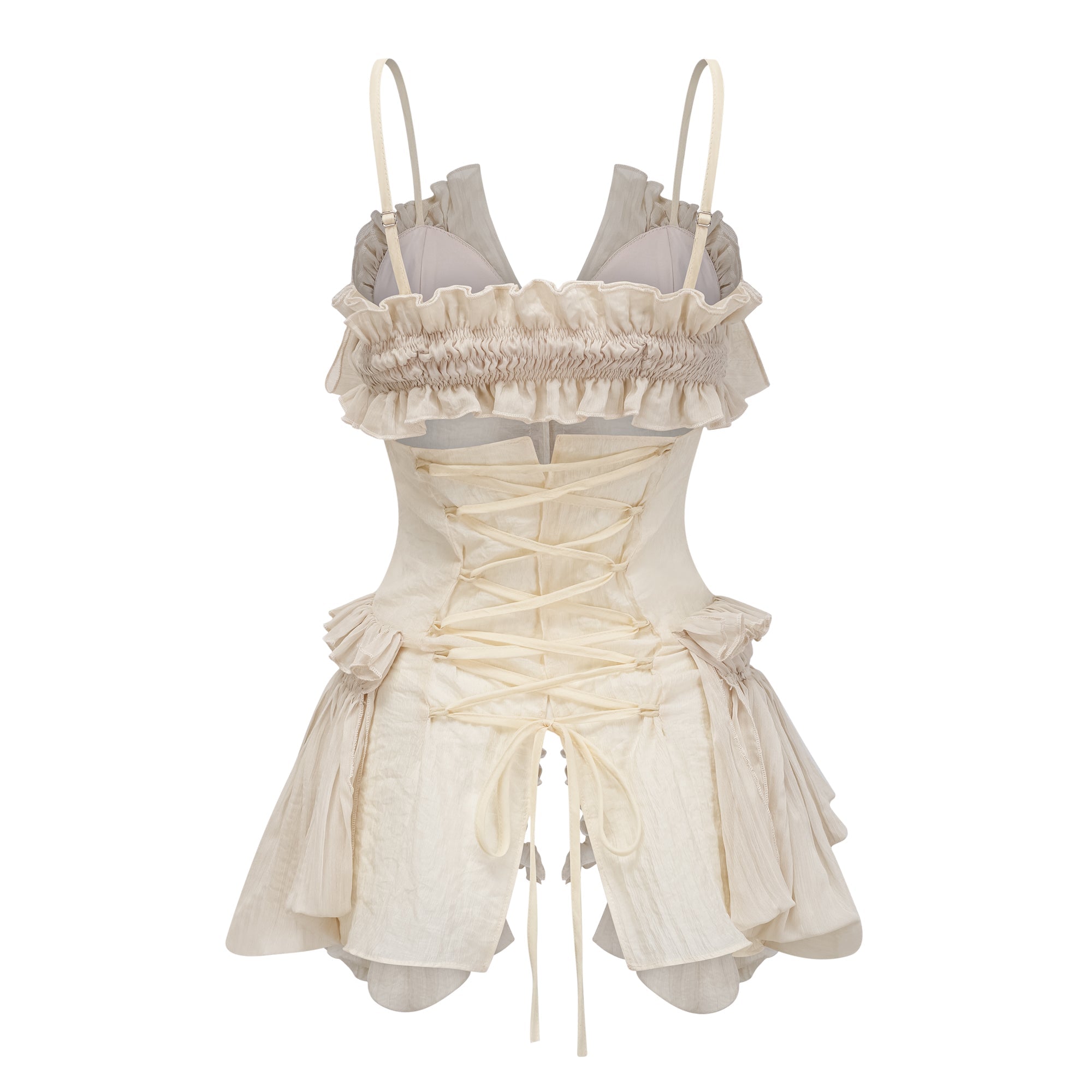 Flocon Neutral Mermaid Top & Skirt Set (Final Sale-US Only)