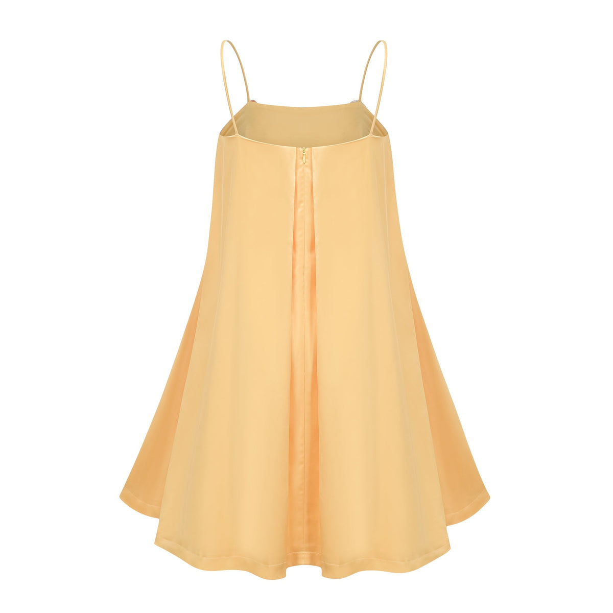 Avril Yellow Floral Embroidered Mini Dress (Final Sale-US Only)