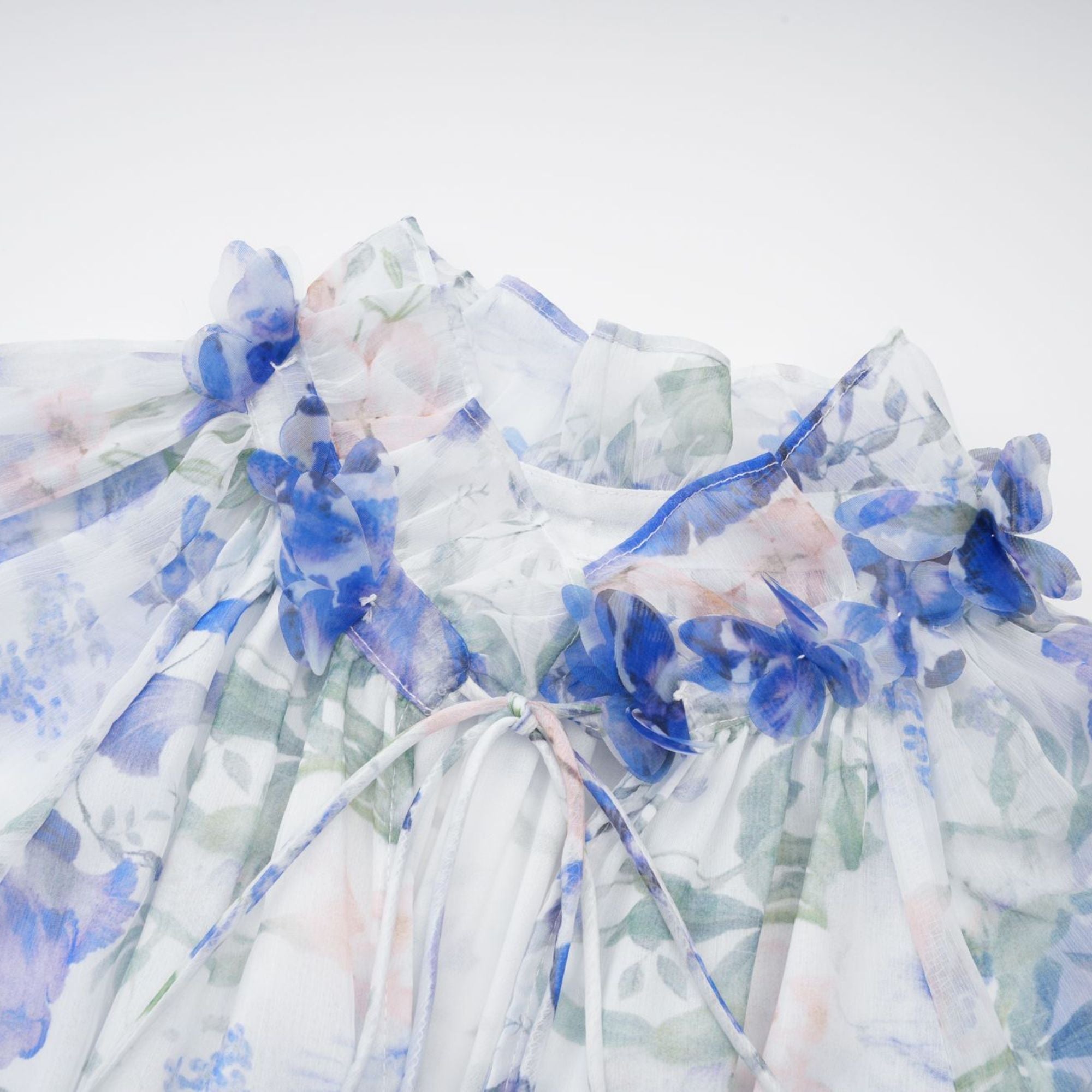 Isabeau white floral-print mini dress (US Only)