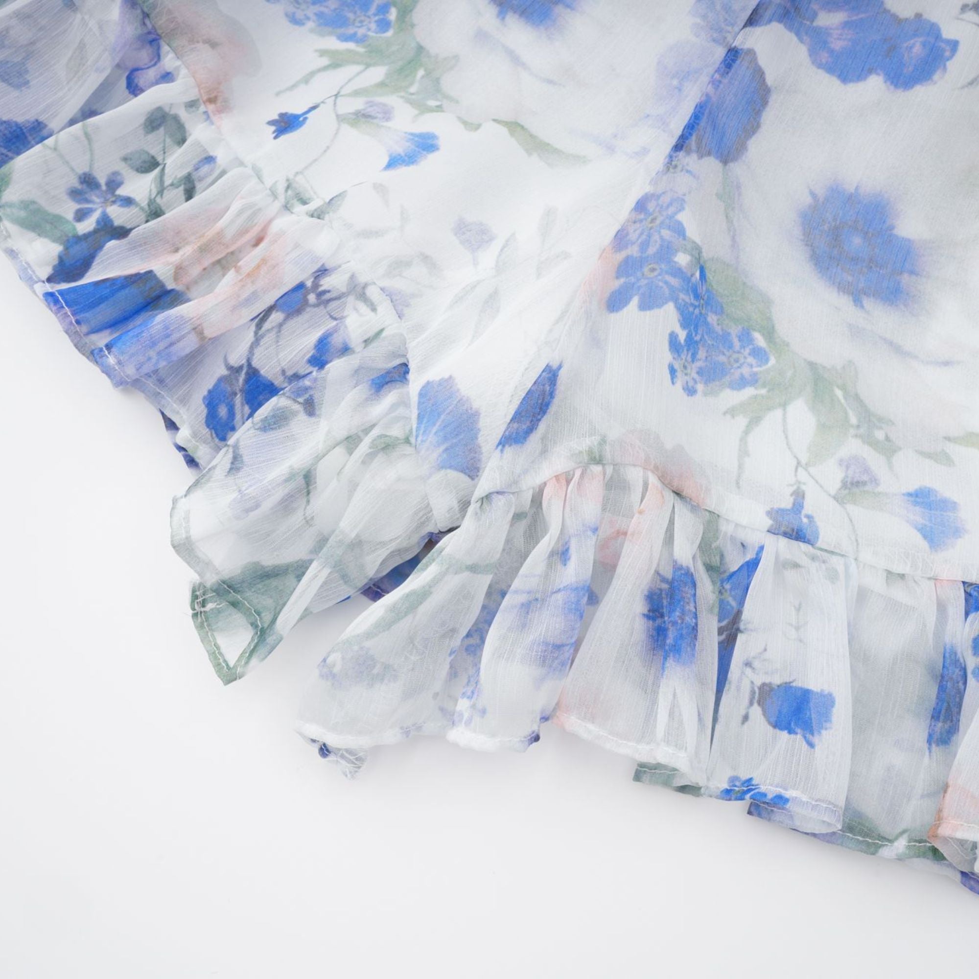 Isabeau white floral-print mini dress (US Only)