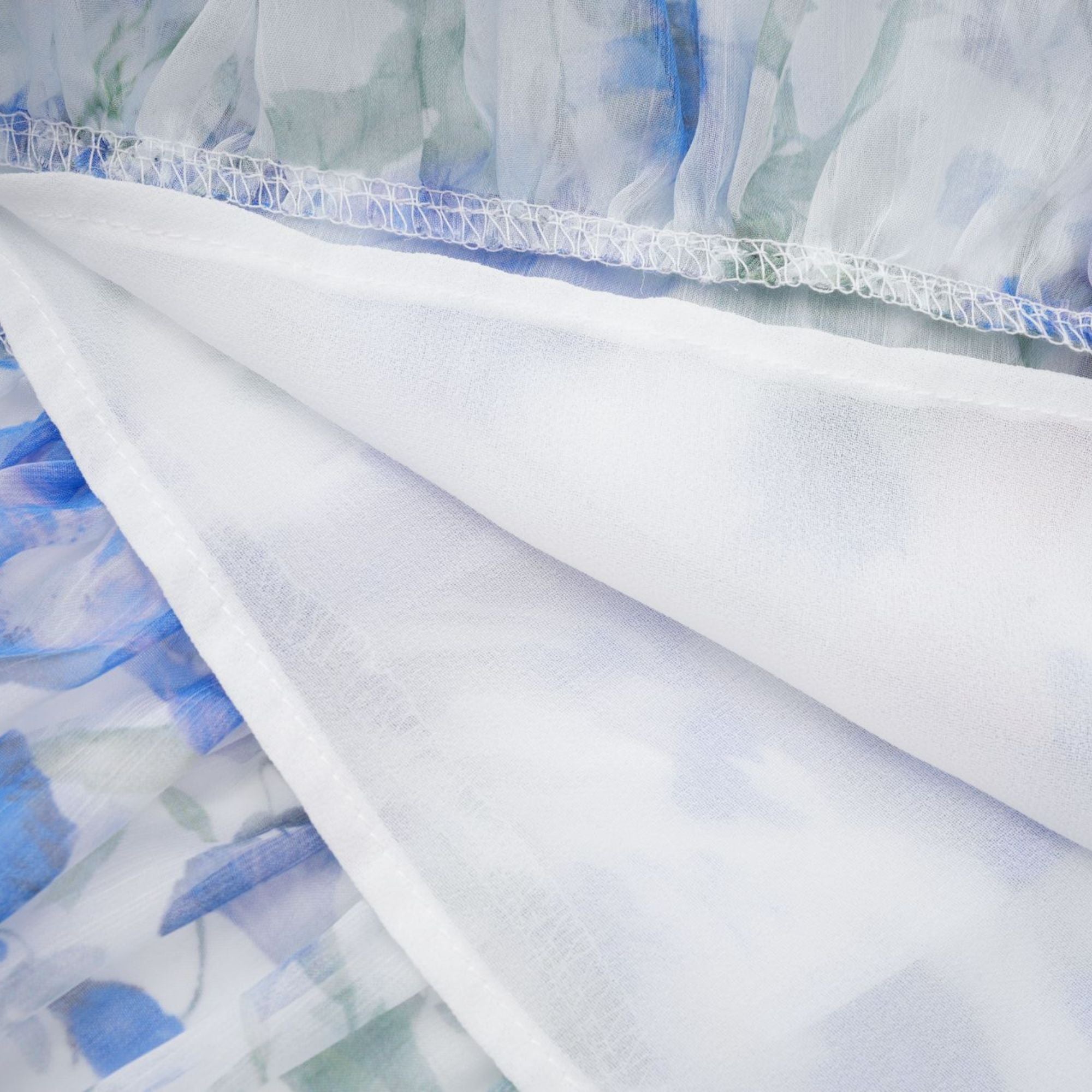 Isabeau white floral-print mini dress (US Only)